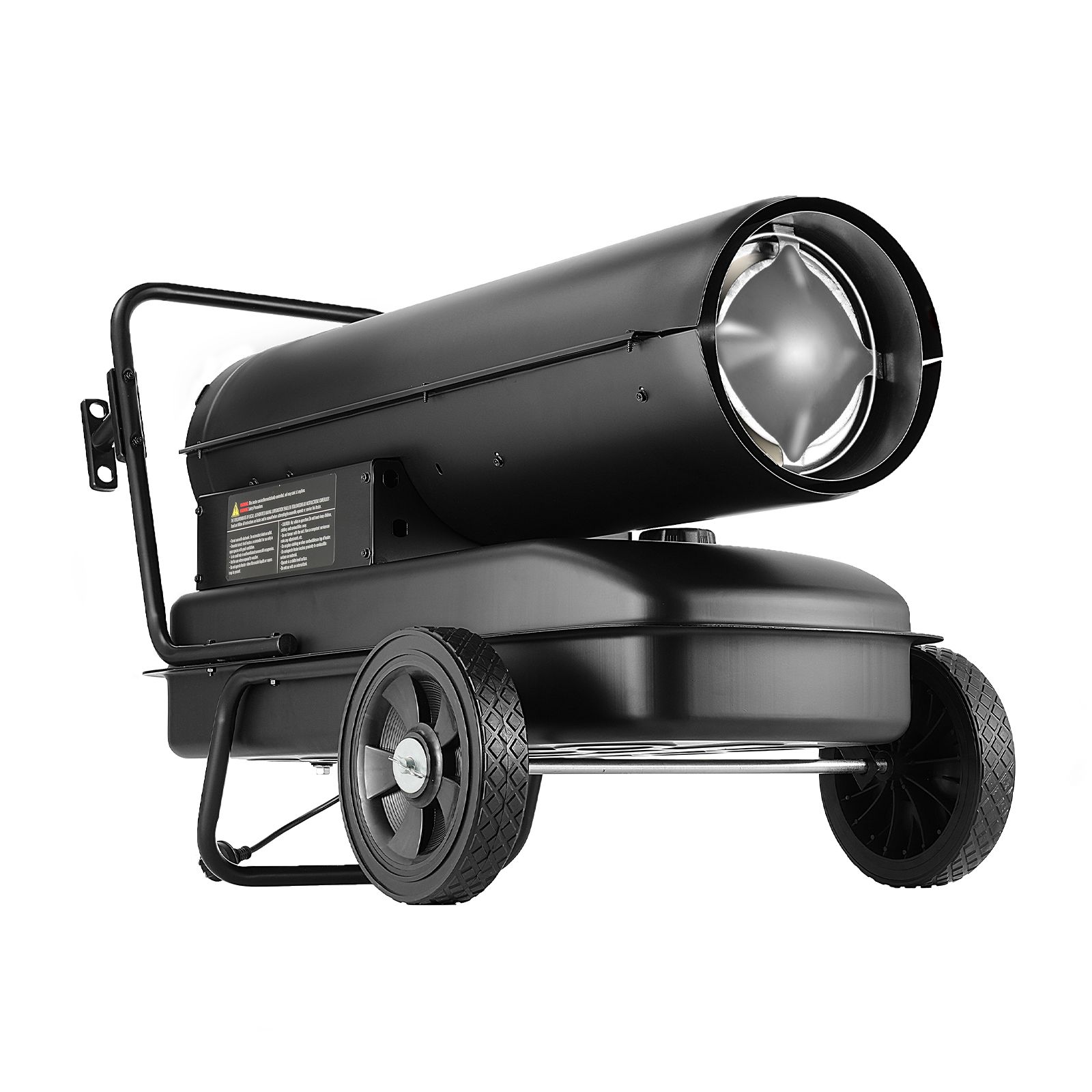 Kerosin-/diesel-heißluftheizung, 100000 Btu, Tragbar Mit Thermostat, 38-liter-tank, Ideal Für Werkstätten Und Baustellen, Schwarz.