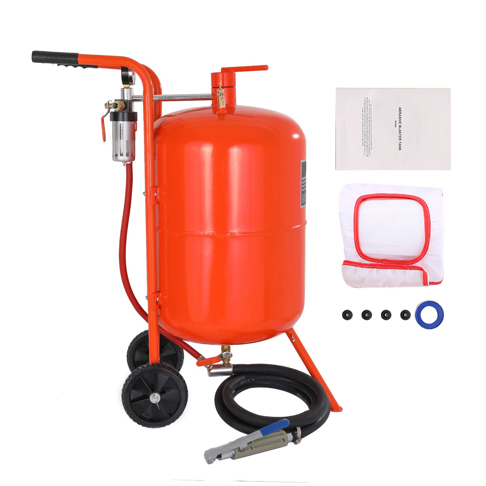 75,7-liter-drucksandstrahlgerät, 60–110 Psi, Mit 4 Düsen