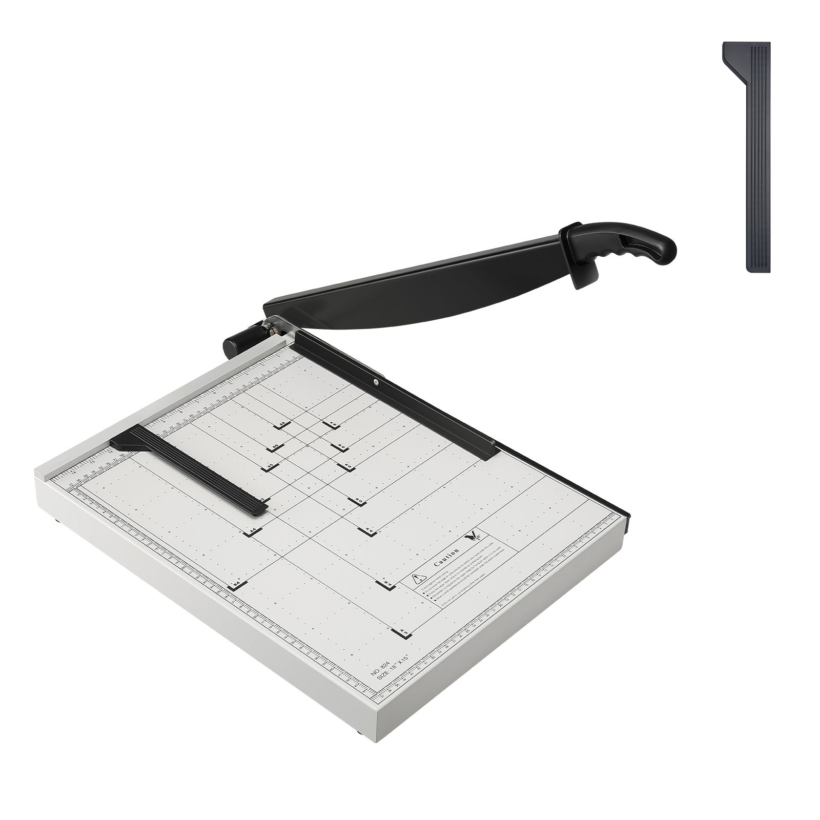 Hochleistungs-papierschneider Mit Guillotine-mechanismus, 457,2 Mm, 20 Blatt, Mit Schutzschiene Und Klingenarretierung, Ideal Für Karton Und Papier, Für Büro, Haushalt Und Schule.