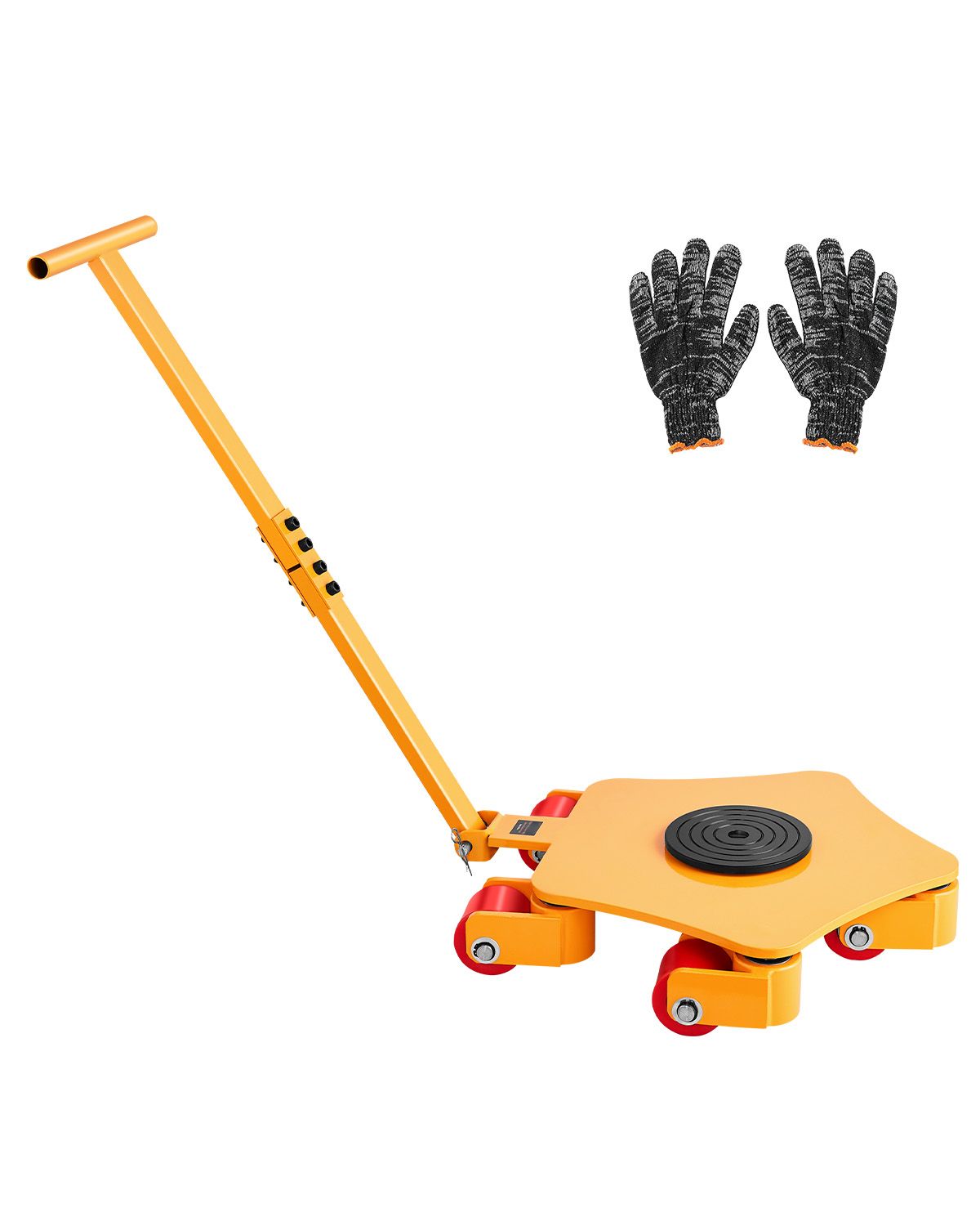 Maschinentransportkissen, 8800 Lbs, 360° Drehbare Pu-rollen, Griff, Schwerlast-industrieeinsatz, Werkstatt, Lager.