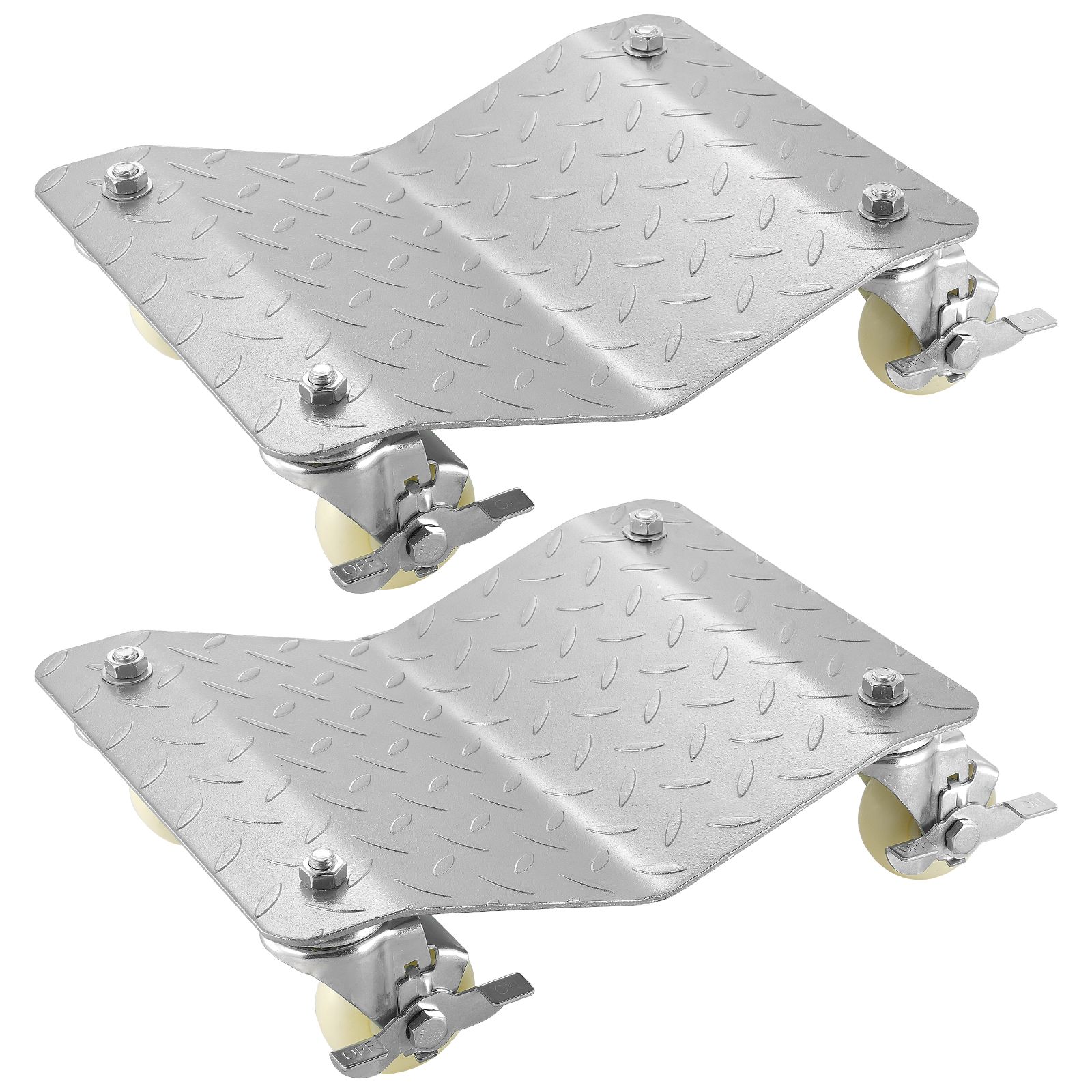 Positionierwagen Für Fahrzeugräder - 680 Kg Pro Stück, Set Mit 2 Stück, Für Pkw-, Nutzfahrzeug- Und Garagenreifen.
