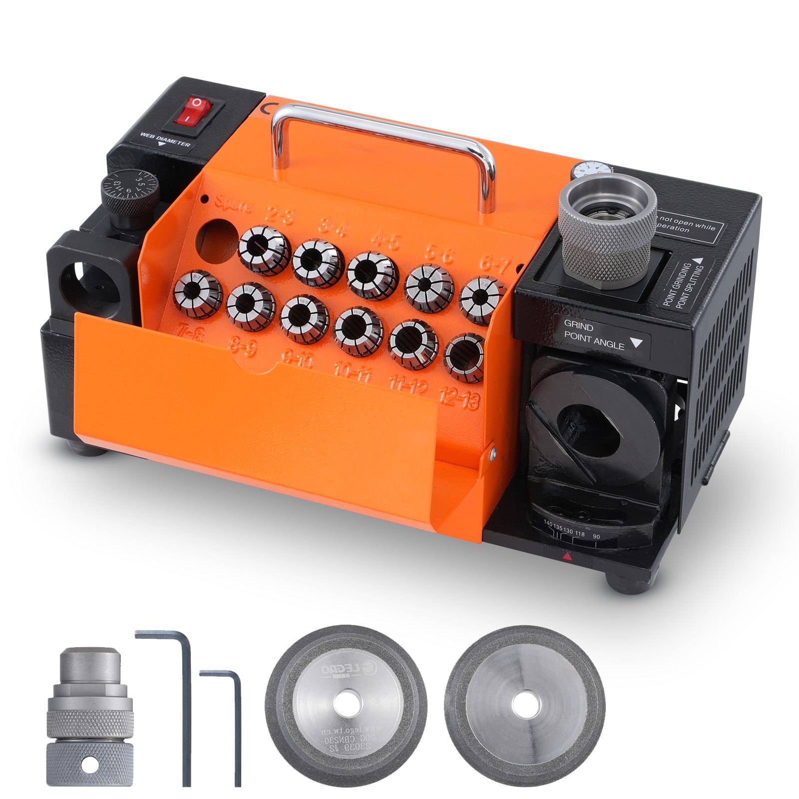 Mr-13b 3-13mm Bohrer-schärfgerät, Schleifgerät Mit 11 Spannfuttern