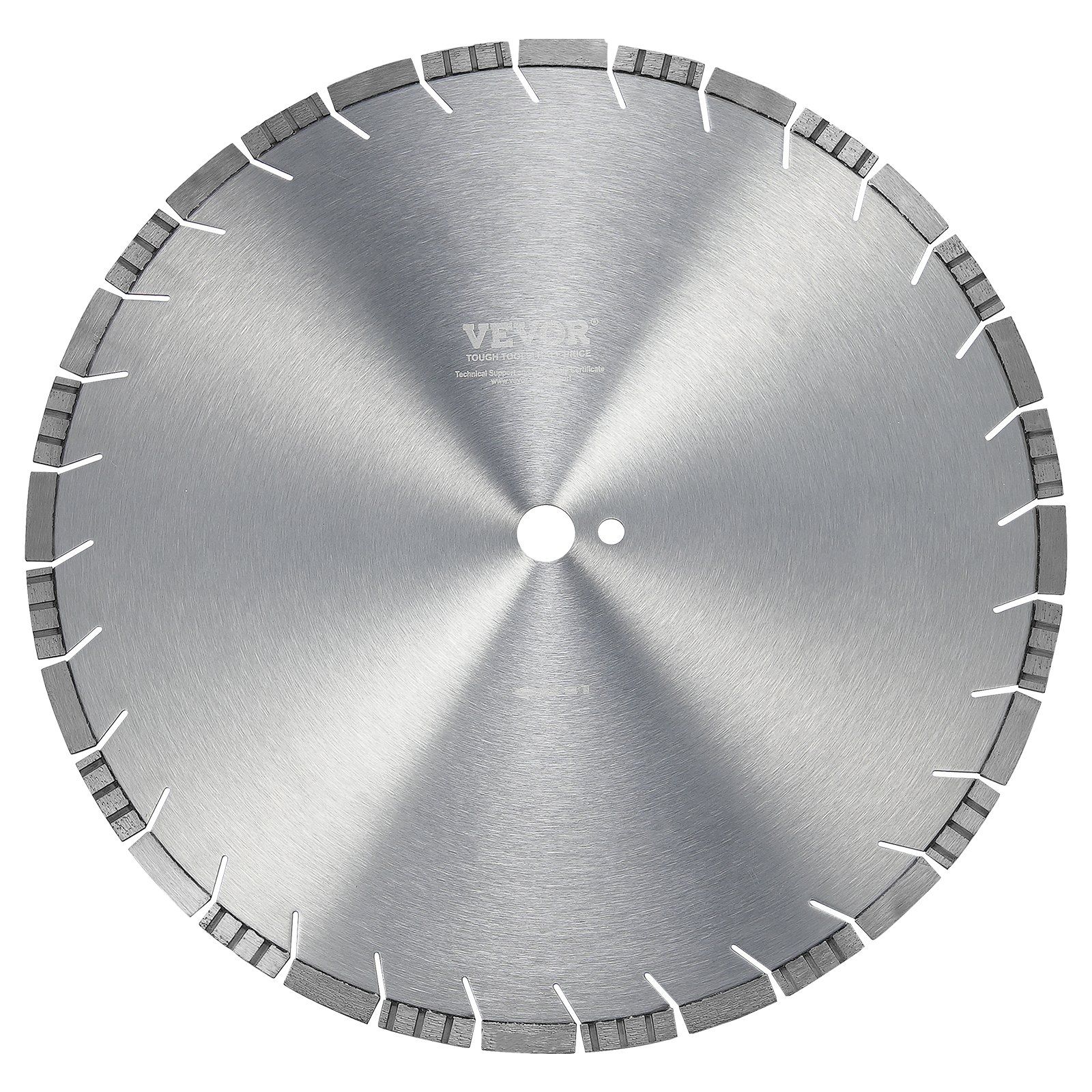 450 Mm Diamanttrennscheibe Für Beton, Trocken Oder Nass Schneidend, 12 Mm Geneigte Segmente, 25,4 Mm Bohrung, Universell Für Fliesen, Ziegel, Zement.