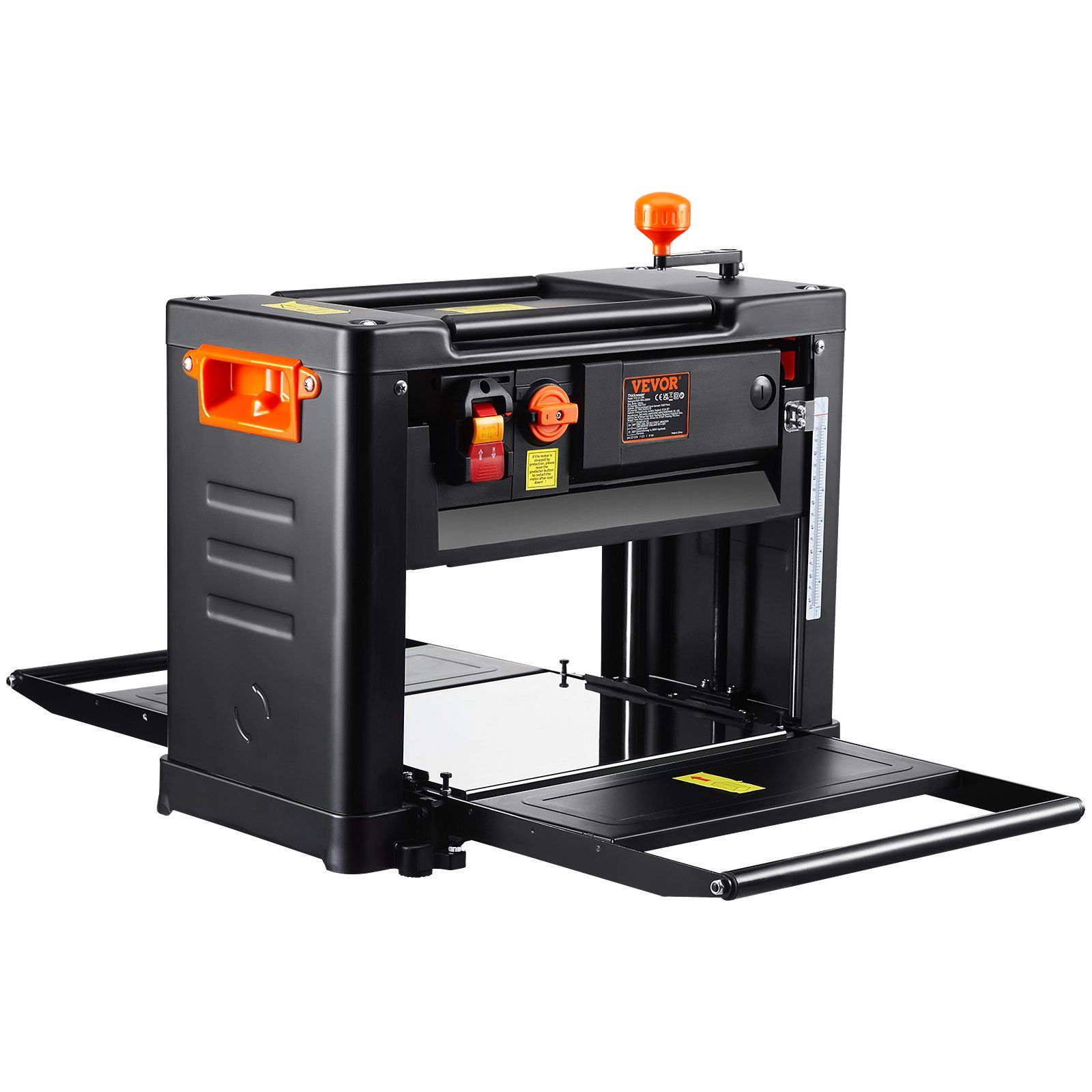 33 Cm Hobel- Und Abrichte, 15 A, 2000 W, 3 Messer, 30,5 Cm Verlängerter Zuführtisch, Zwei Geschwindigkeiten, Geräuscharm, Für Hart- Und Weichholz