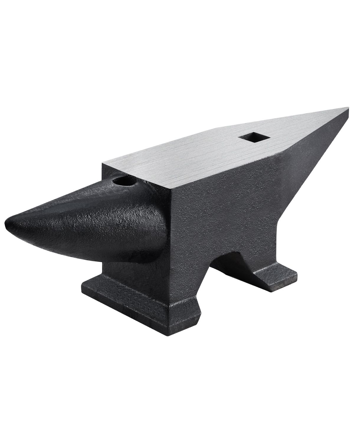 Amboss Aus Stahlguss, 60 Kg, Einhornig, Stabiler Standfuß, Breite Oberfläche, Hohe Härte, Ideal Zum Schmieden, Biegen Und Formen.