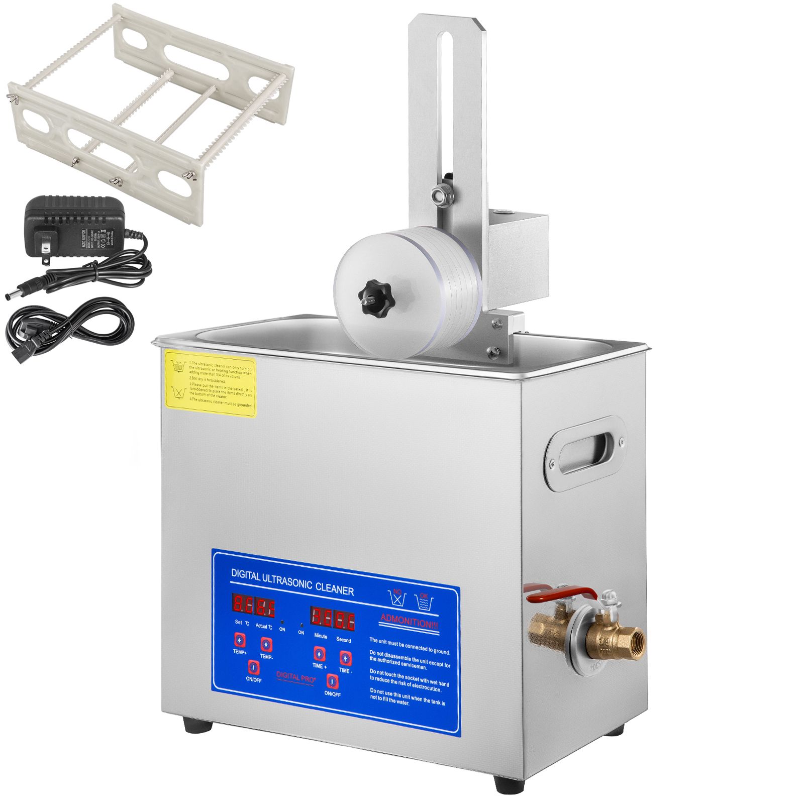 6-liter-ultraschall-vinylreiniger Mit Komplettem Trockenständer