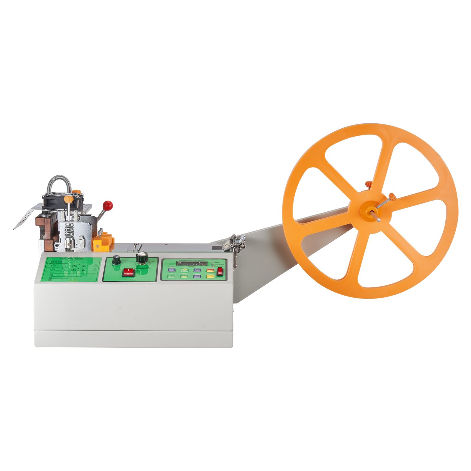 Automatische Bandschneidemaschine, Heiß- Und Kaltschneiden, Einstellbare Temperatur, Lcd-bildschirm, Für Bänder, Gummibänder Und Spitzen.