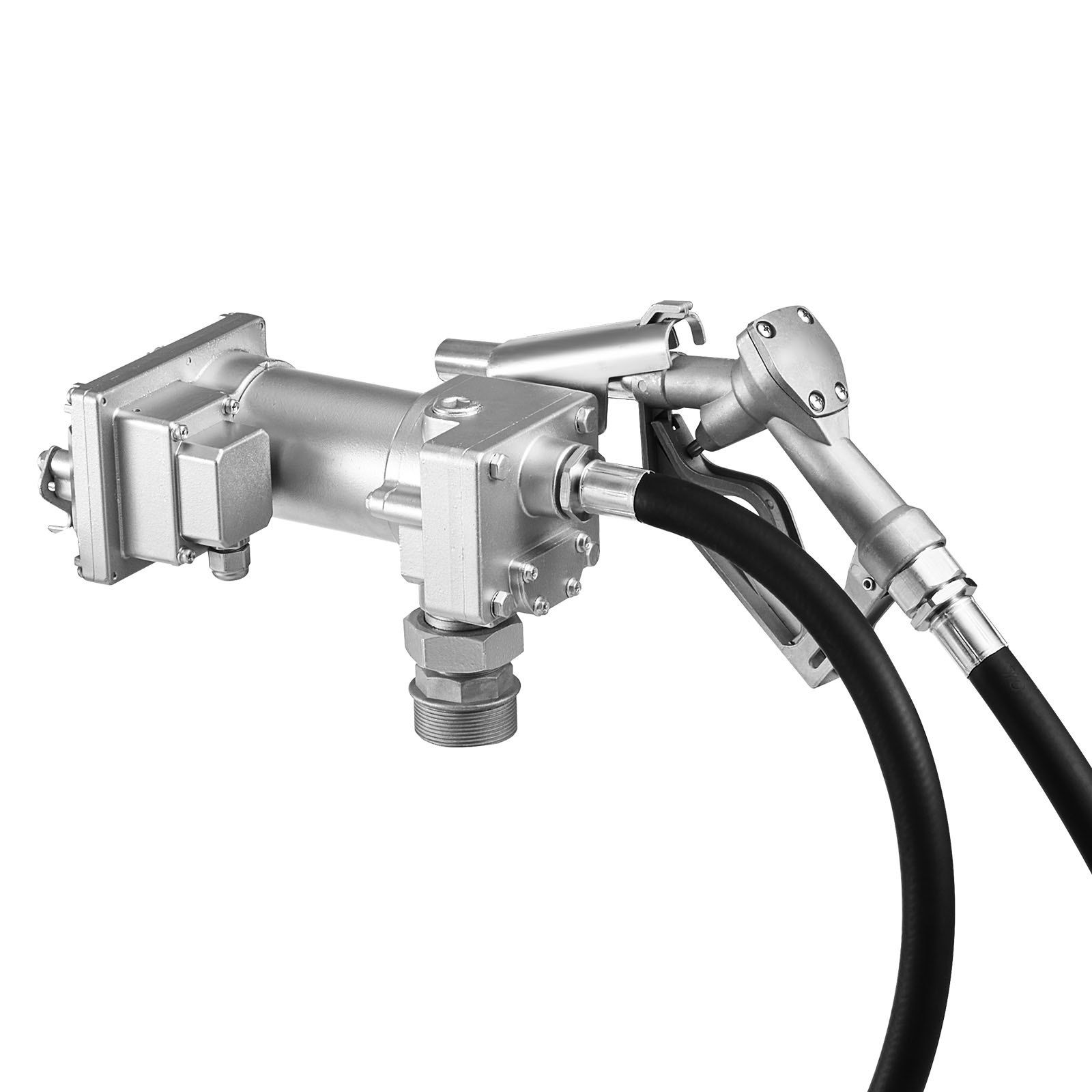 12v Dc 57 L/min Kraftstoffförderpumpe, Gehäuse Aus Gusseisen, Mit Handpistole Und Förderschlauch, Überhitzungsschutz, 1/3 Ps Explosionsgeschützter Motor, Für Benzin, Diesel Und Kerosin.