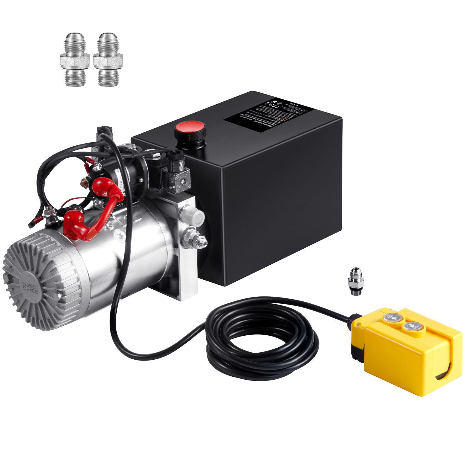 Hydraulikpumpe Mit 6 Litern Fördermenge, Doppeltwirkendes Aggregat, 0,91 Gpm Fördermenge, Maximaler Druck 3200 Psi, 12 V Dc, Für Muldenkipper/anhänger
