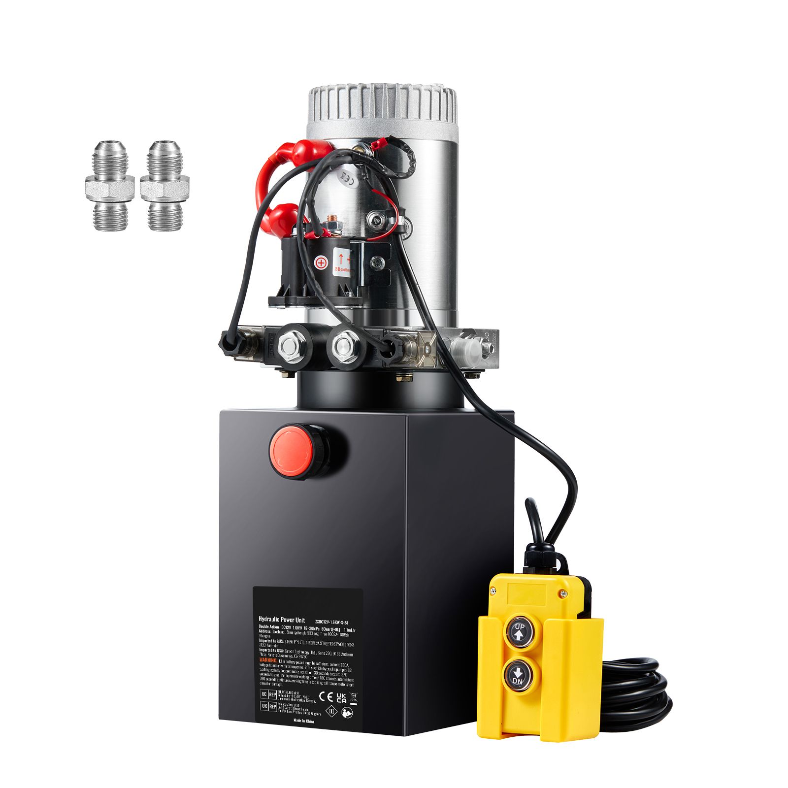 12v, 8l, Doppeltwirkende Hydraulikpumpe Für Kipplaster, Fördermenge 3,4 L/min, Maximaler Druck 220 Bar.