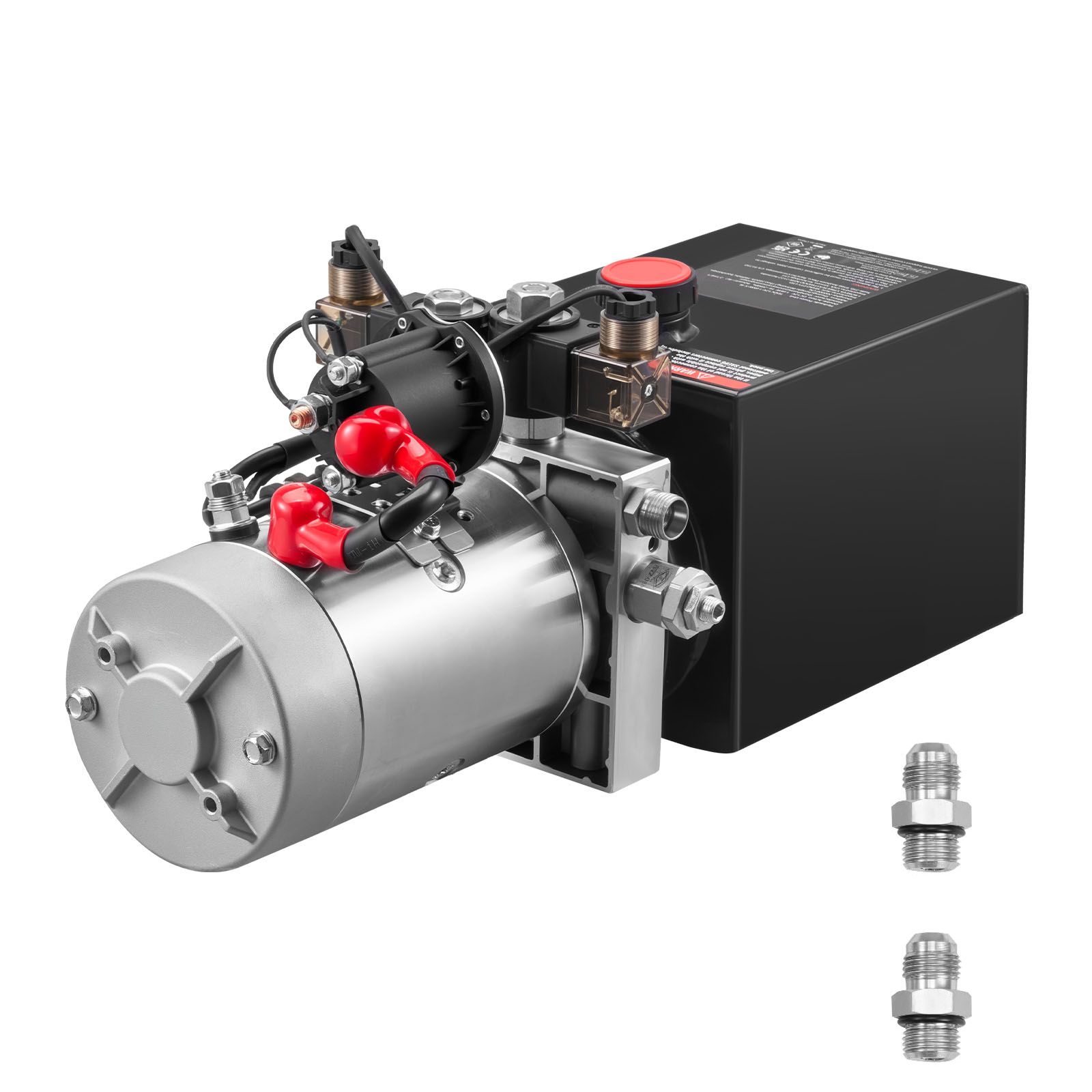 4l Hydraulikzylinder, Doppeltwirkende Pumpe Für Kipper, 22 Mpa, Fördermenge 3,4 L/min, 12 V Dc Mit Metallbehälter, Anhängerhebung.