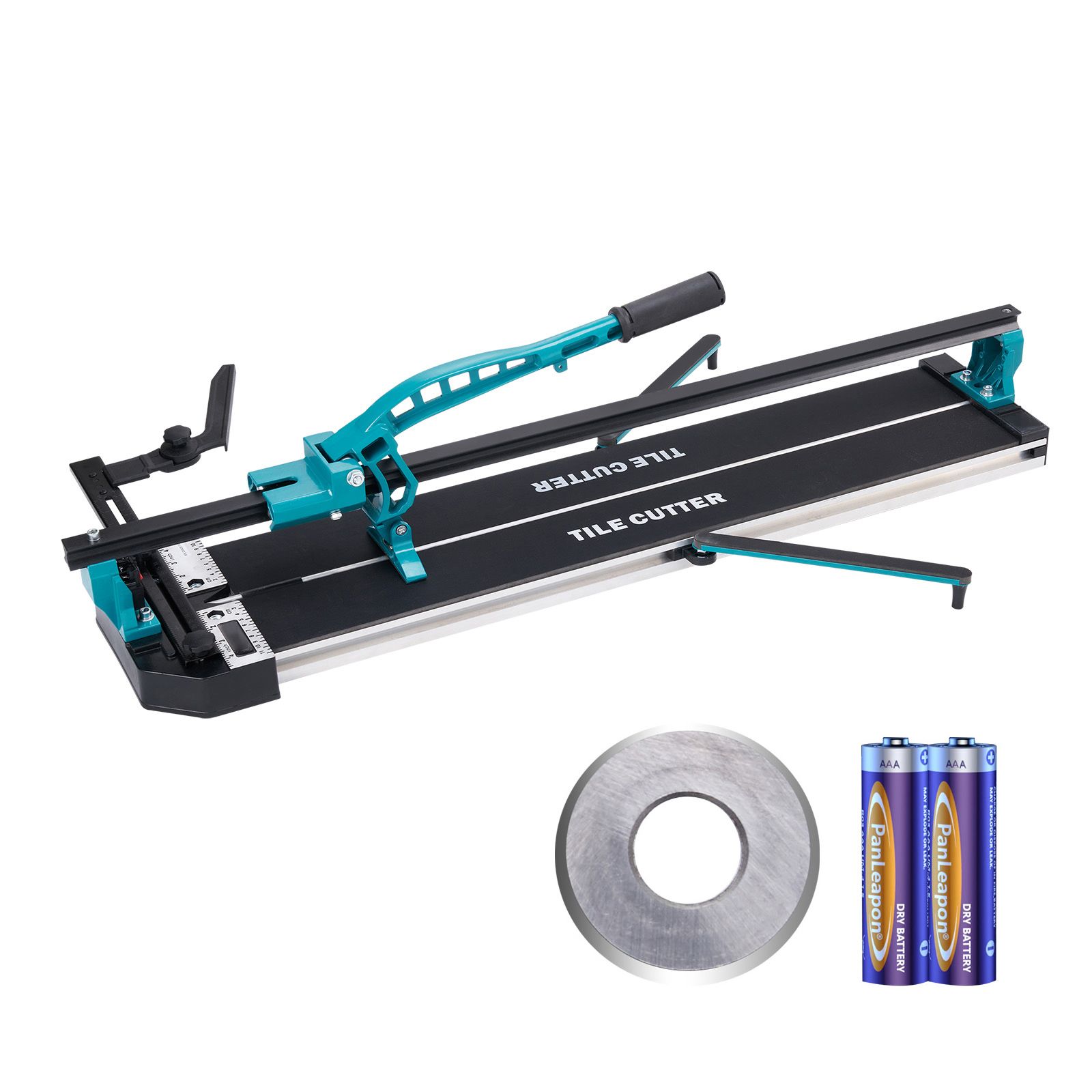 Manueller Fliesenschneider (800 Mm), Wolframkarbid-scheibe, Infrarot-laserführung, Rutschfeste Füße, Robuste Schienen Für Profis Und Heimwerker.