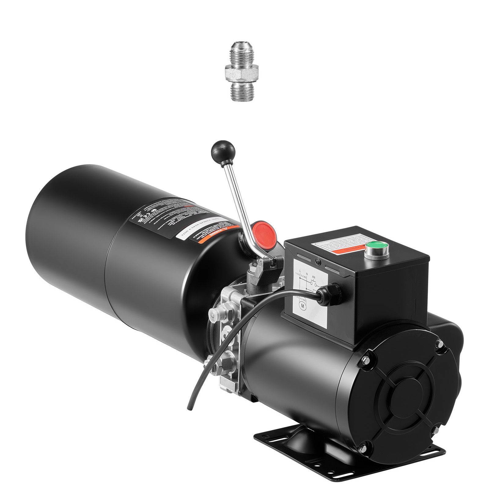 Hydraulikaggregat, 220 V Ac, 10 Liter, Einfachwirkend, Fördermenge 6,3 L/min, Maximaler Druck 22 Mpa, Für Kipper, Autogarage Und Hebebühne.