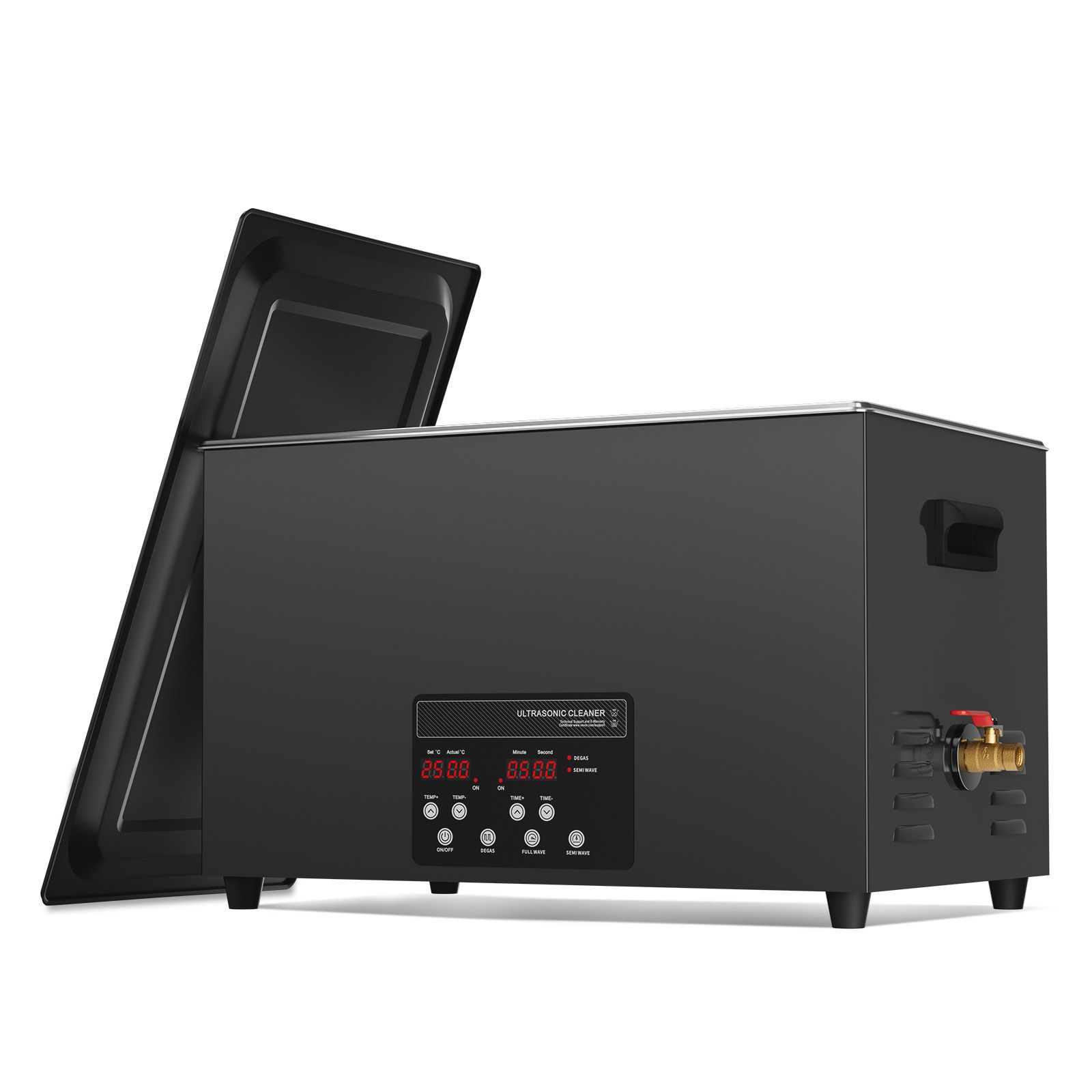 30-liter-ultraschallreiniger, 600 W, 40 Khz Frequenz, Entgasungs- Und Schonprogramm, Integrierter Timer Und Heizfunktion Für Schmuck Und Werkzeuge