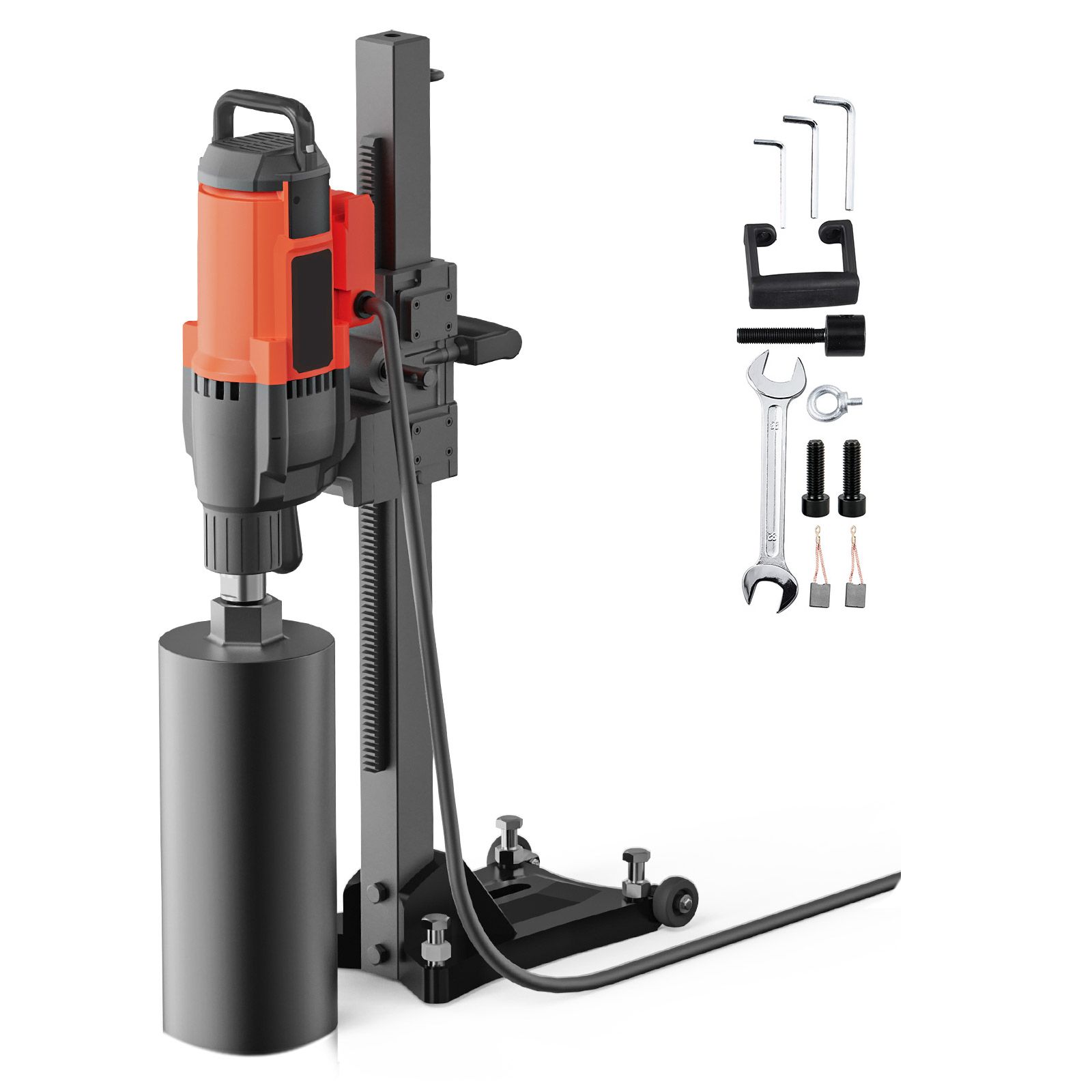 3200-watt-diamantkernbohrmaschine, 750 U/min, Mit Rädern Für Beton.