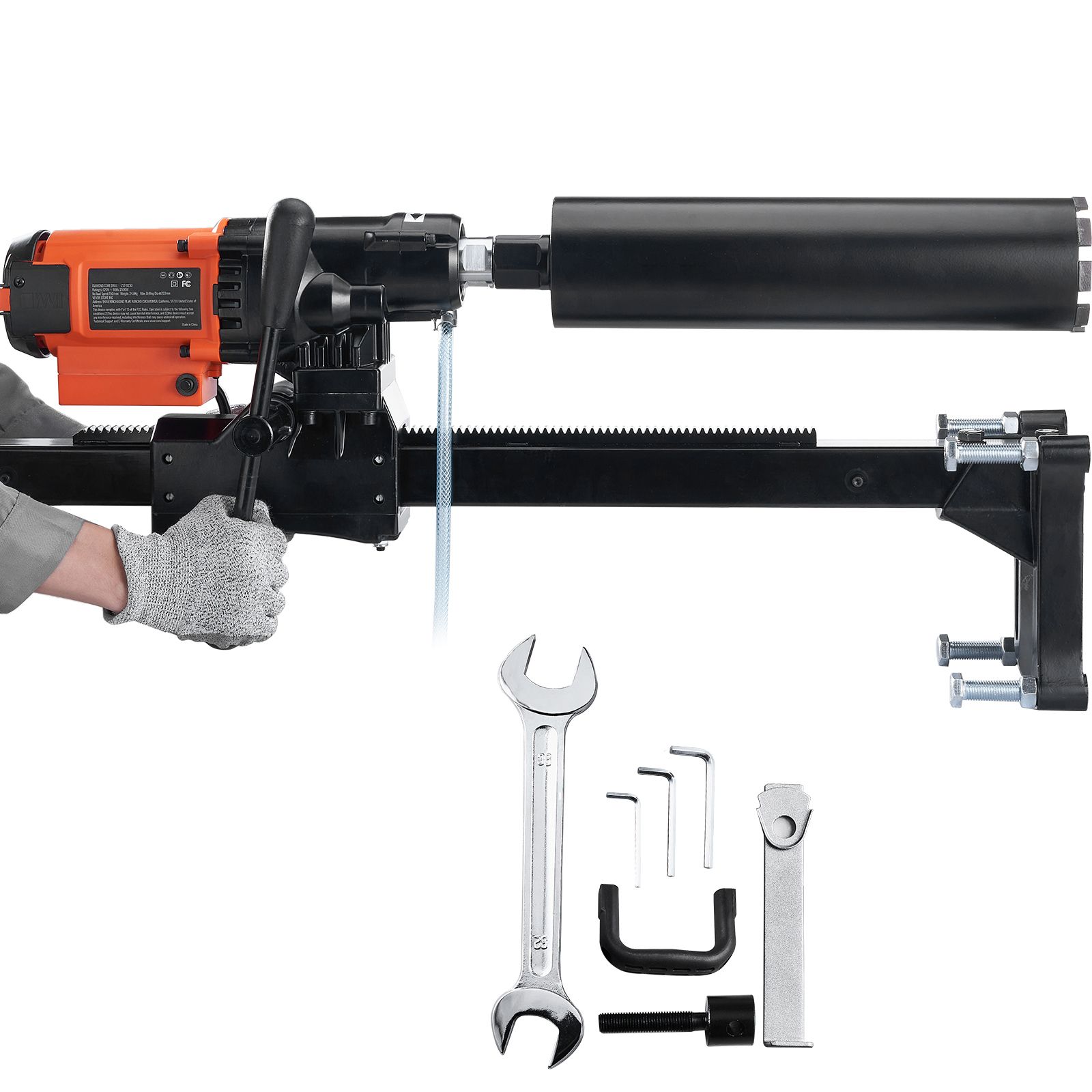3200-w-diamantkernbohrmaschine Mit 750 U/min Für Nass- Und Trockenbeton