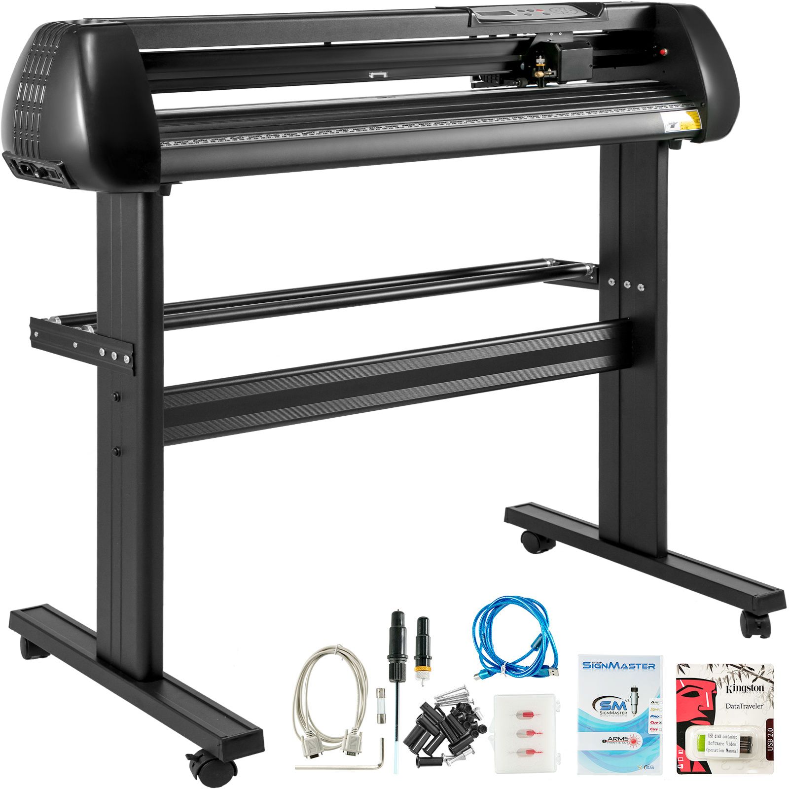 28-zoll-vinylschneider Mit Ständer, Einstellbarer Schneideplotter Für Kraft Und Geschwindigkeit, Zur Schilderherstellung