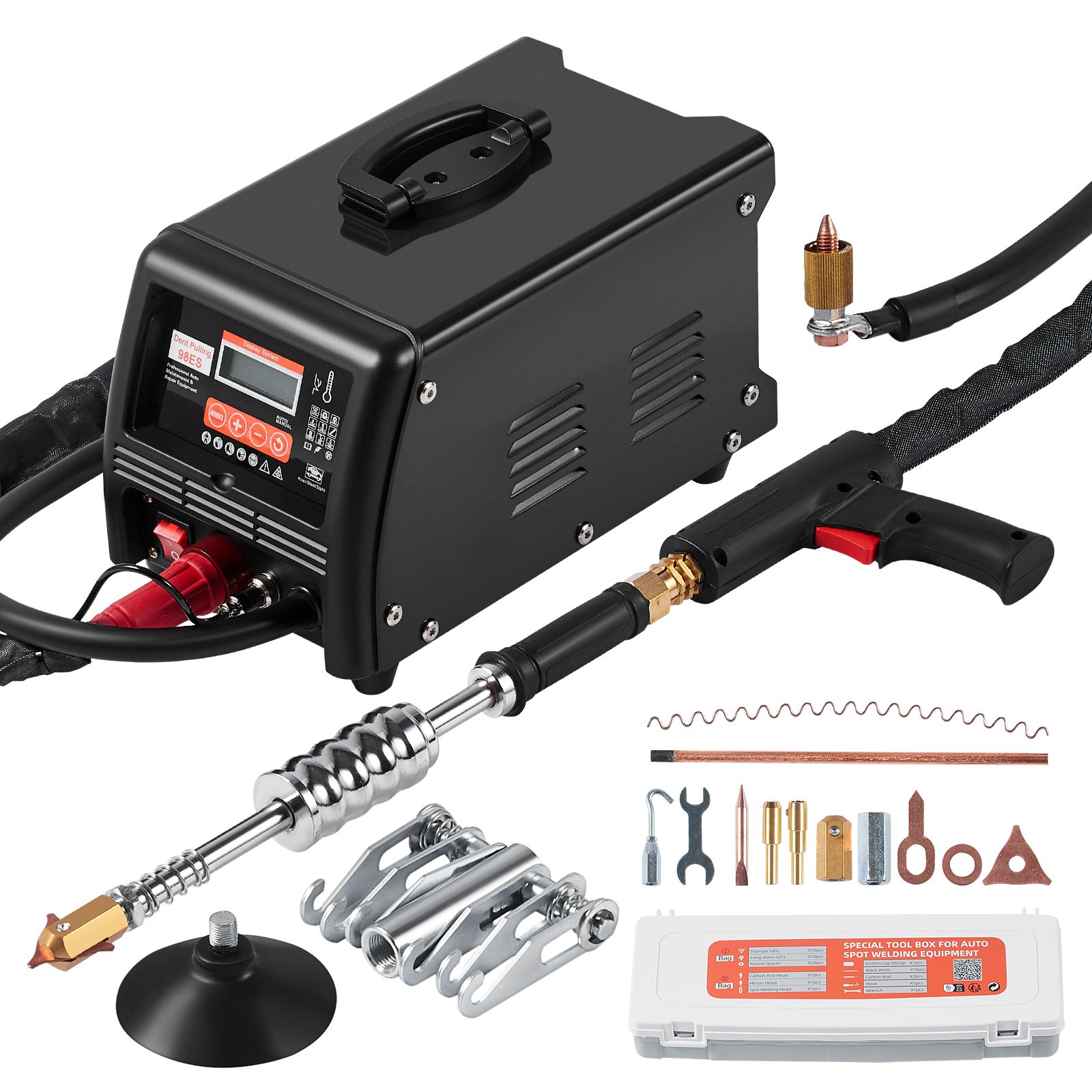 3-kw-punktschweißgerät Für Die Dellenreparatur, Automatik-/manuell-modus Und 9 Einstellungen, Blechbearbeitung An Pkw/nutzfahrzeugen