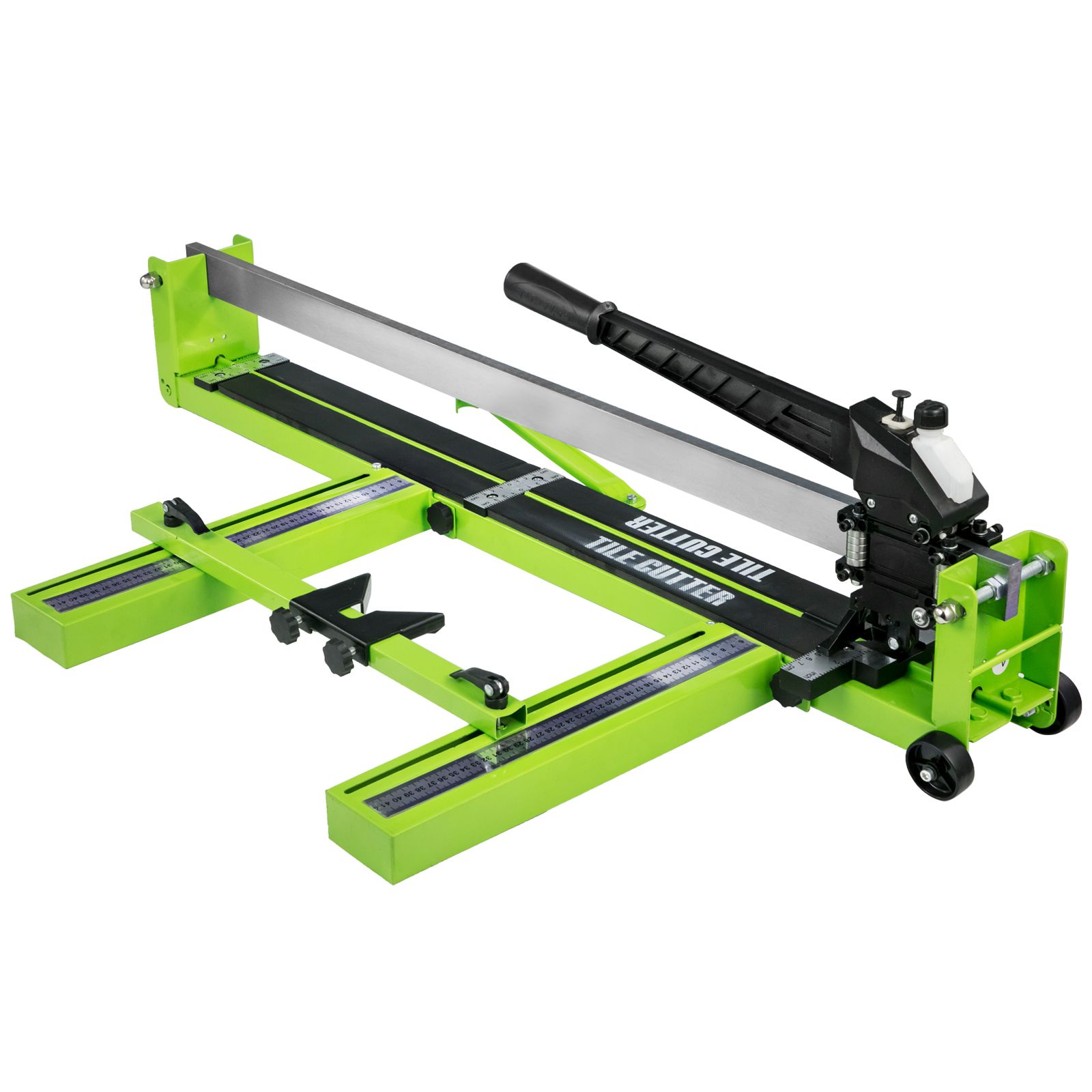 Manueller Fliesenschneider (80 Cm), Schneidemaschine (3,5 Cm), Für Keramik Und Porzellan, Mit Laserführung, Ganzstahlrahmen Und Ersatzschneidrädern.
