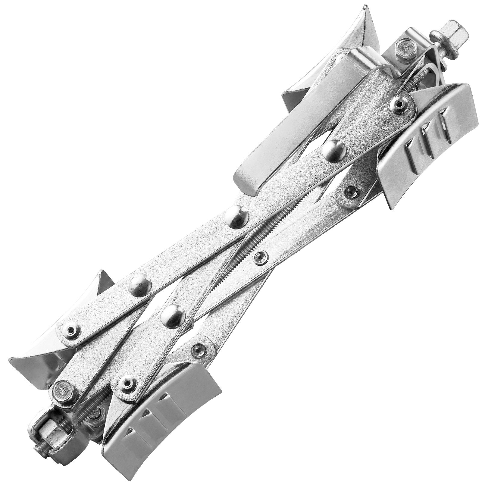 X-förmige Radkeile Für Wohnmobile, Universelle Stabilisatoren, Passend Für Reifen Von 1,5" Bis 10", 2er-set Mit Ratschenschlüssel Und Aufbewahrungstasche
