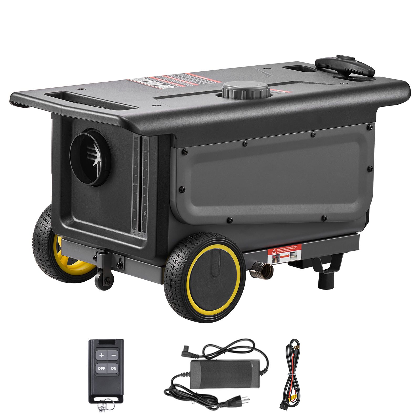 Tragbare All-in-one-dieselheizung 5-8 Kw 12 V/24 V Mit Bluetooth-steuerung, Fernbedienung, Lcd-bildschirm, 5-liter-tank Und Trolley-design Für Lkws, Transporter Und Wohnmobile.