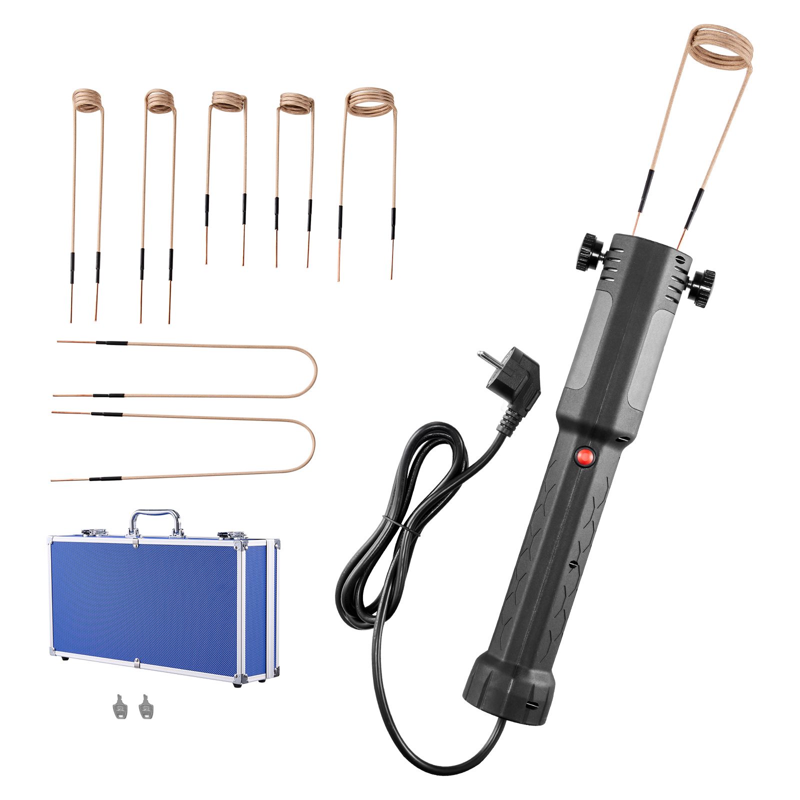 1100-w-induktionsheizgerät (230 V), Tragbares Werkzeug Zum Lösen Verrosteter Schrauben, Mit 8 Spulen Und Tragetasche. Ideal Für Autoreparaturen Und Werkstätten.