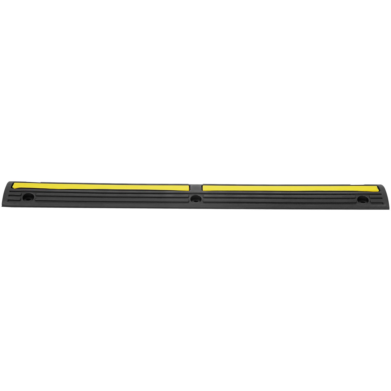 Kabelschutz 100x15x3,1 Cm, 4er-pack, 1 Kanal, Tragfähigkeit 8164,7 Kg/achse, Gummibodenschutzrampen, Ideal Für Wohngebiete, Private Garagen, Gärten.