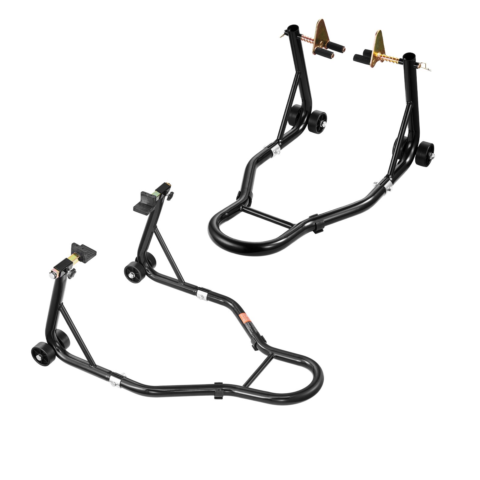 Kombinierter Motorradständer (vorne/hinten), 500 Kg, Doppelgabel Und Schwinge, Schwarz, Für Yamaha, Honda, Kawasaki Und Suzuki