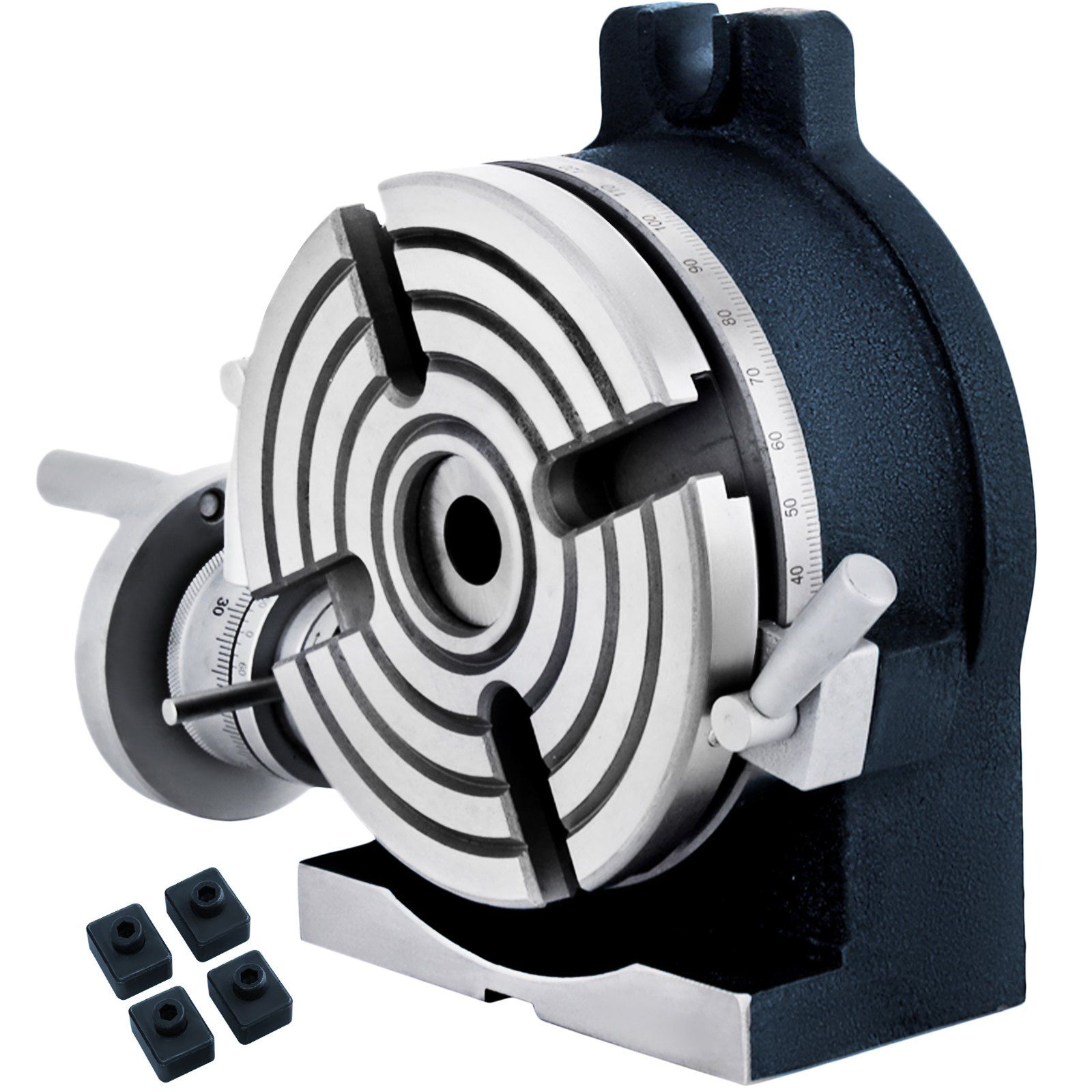 150-mm-horizontal-/vertikal-drehtisch, Drehtisch Für Fräsmaschine, Verstellbares Teilsystem, Präzisionsspindel, 5,9 Zoll