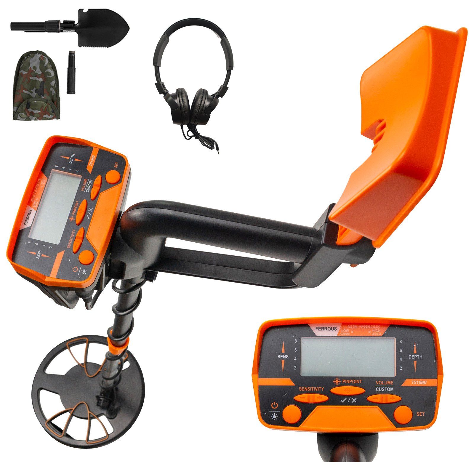 Wasserdichter Metalldetektor 3010, Hohe Präzision, Lcd-bildschirm, Für Erwachsene Und Kinder, Mit Kopfhörern, Für Den Einsatz Unter Wasser Und Unter Tage.