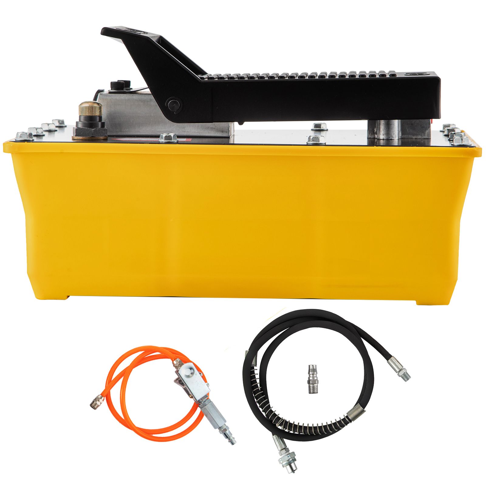 Fußbetätigte Hydraulikpumpe, 10.000 Psi, 1,89 L Reservoir, Mit Schlauch Und Pistole, Für Schwere Maschinen, Autoreparaturen Und Fahrgestelle.