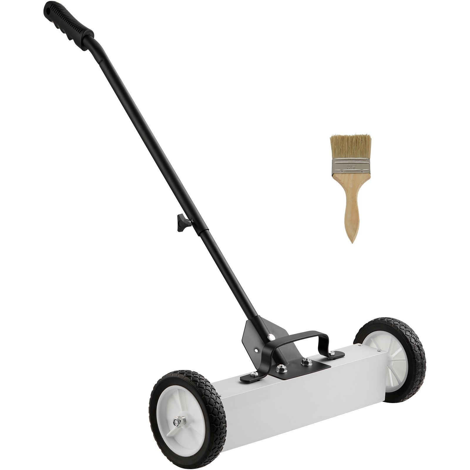20,4 Kg Schwerer, Rollender Magnetbesen Mit Rädern, Nagelheber Zum Schieben, 45,7 Cm Magnet Für Werkstatt, Garage, Garten, Teleskopstiel, Einfache Reinigung.