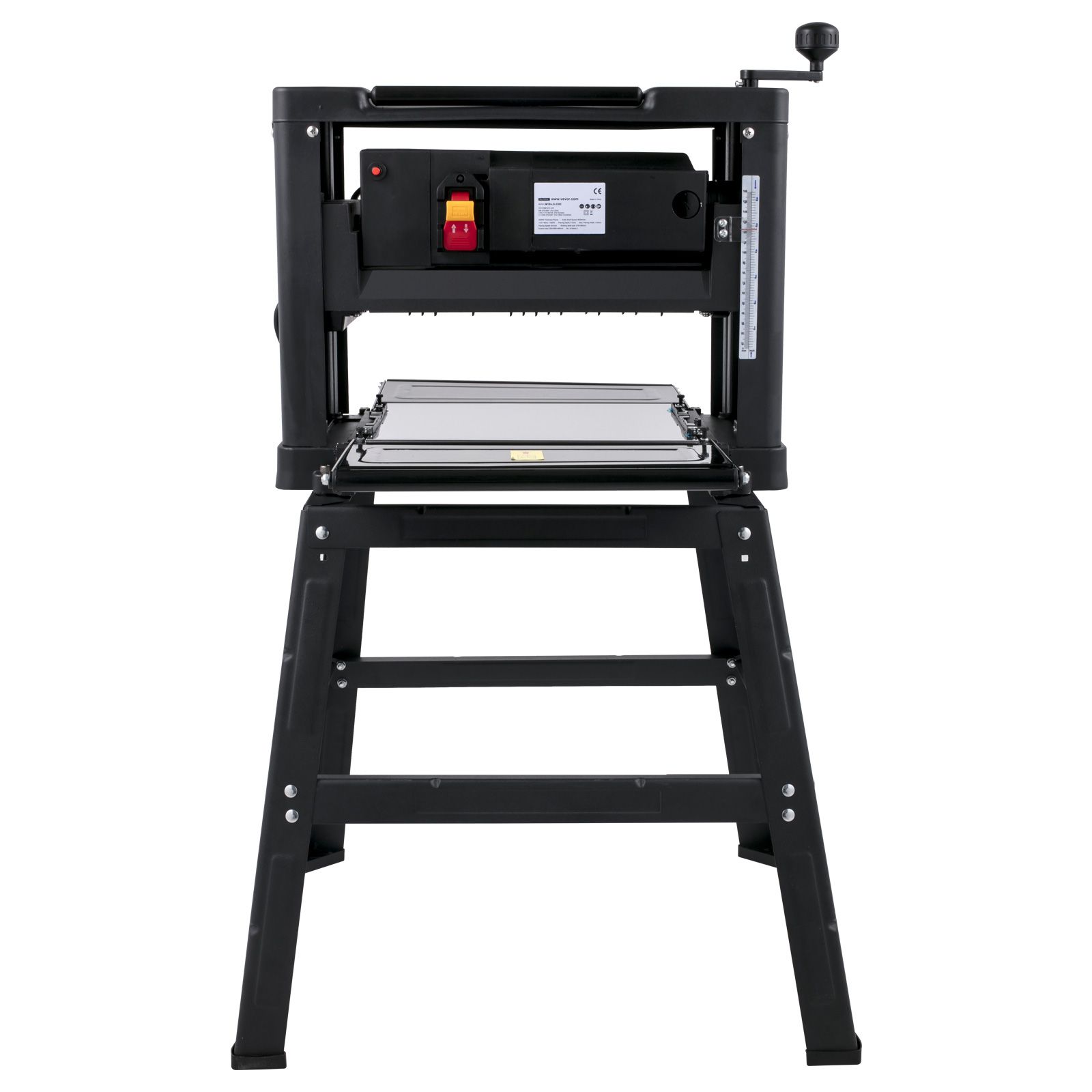 330 Mm Hobelmaschine, 2000 W, 8000 U/min, Geschwindigkeit 6 M/min, Mit Eisenauflage Und Späneabfuhr, Zusammenklappbar Für Holz.
