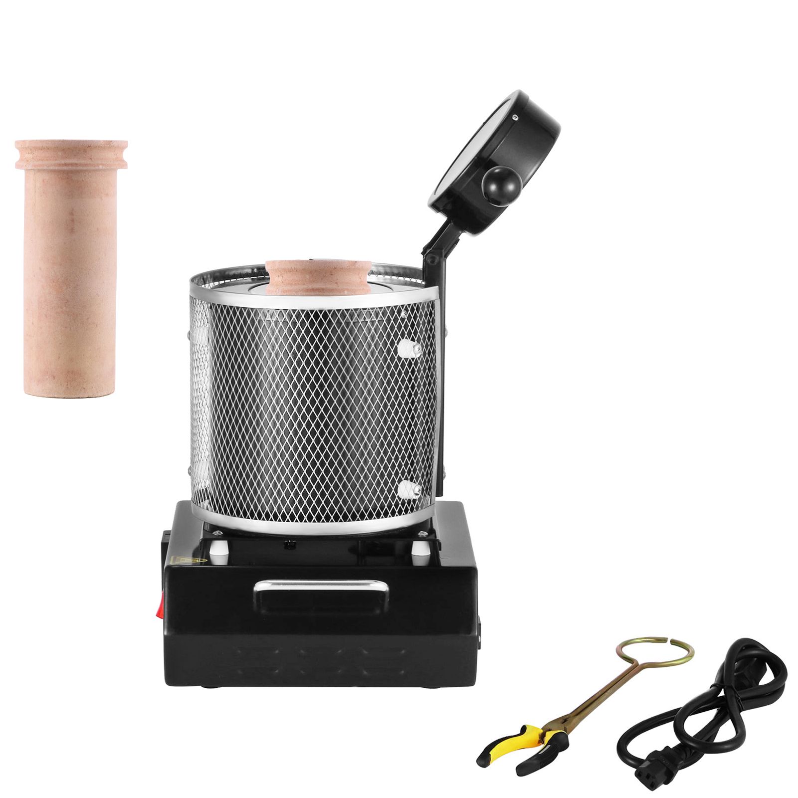Goldschmelzofen 1350w, 1150°c Max, 3 Kg Keramiktiegel, Für Edelmetalle (gold, Silber, Aluminium)