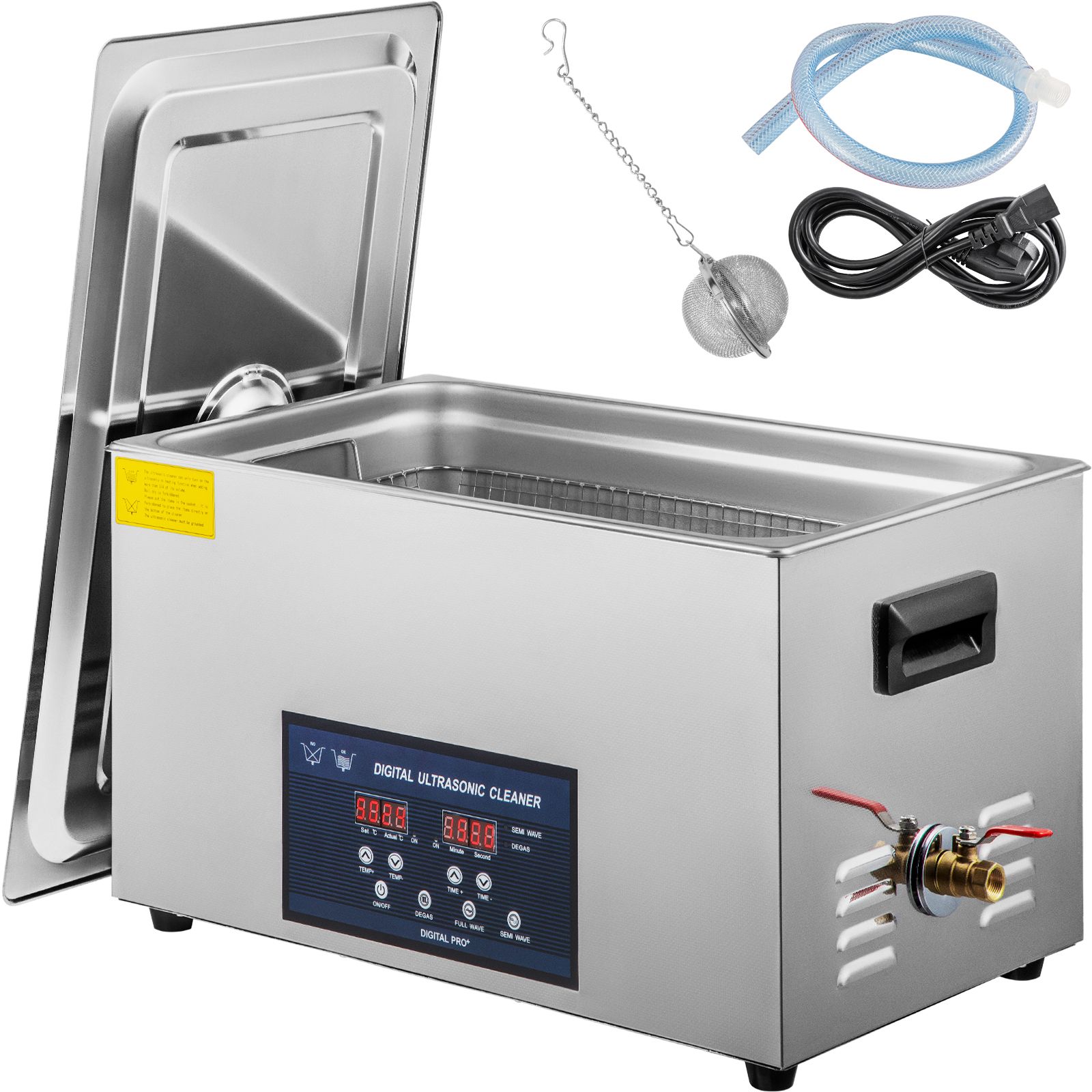 30-liter-ultraschallreiniger, Dualfrequenz 28/40 Khz Mit Heizfunktion, Für Schmuck, Brillen, Münzen Und Elektronik