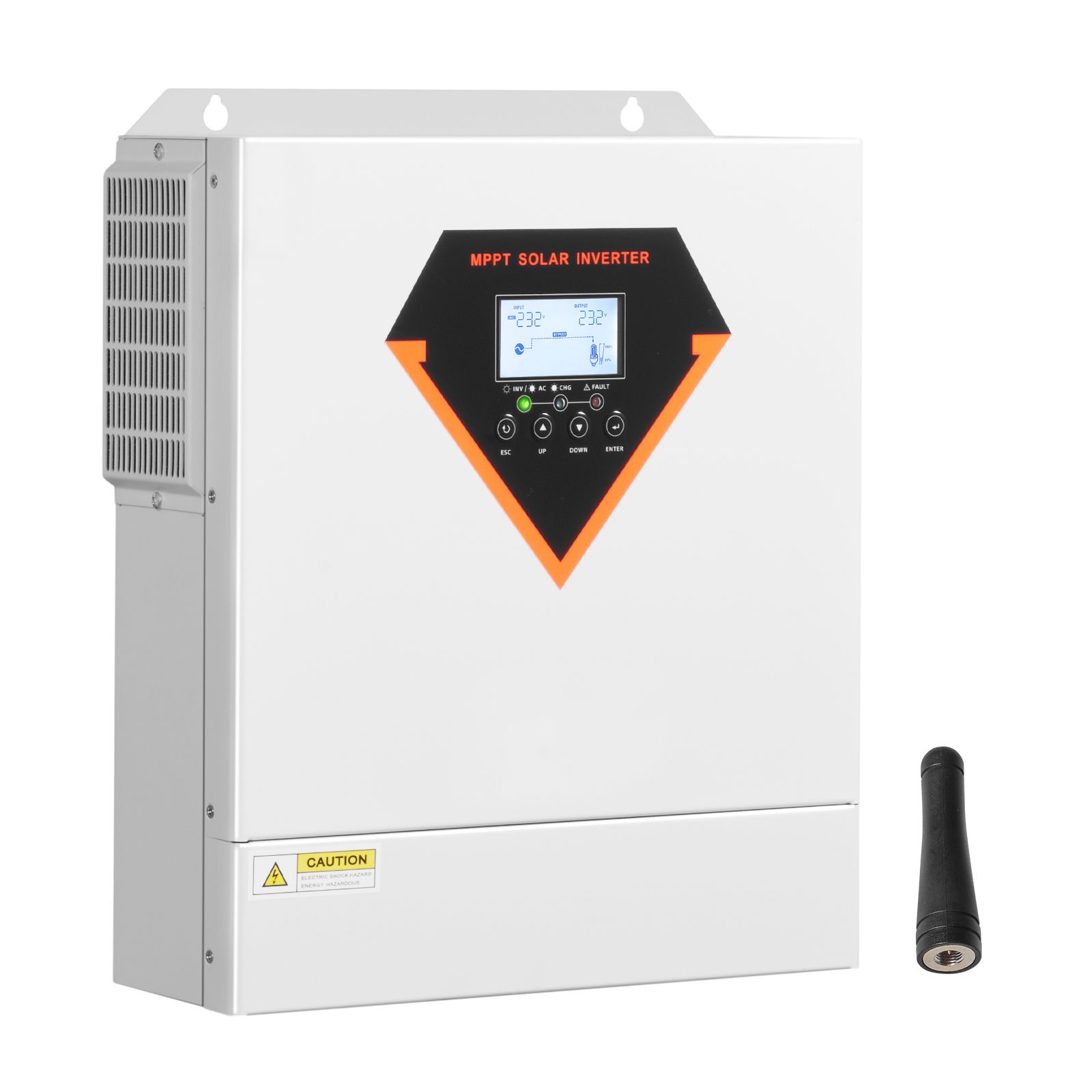 3500w Hybrid-solarwechselrichter, Reine Sinuswelle, 24v Dc Auf 220/230v Ac, 100a Mppt-regler, Integriertes Ladegerät, Für Netzunabhängige Systeme, Blei- Oder Lithiumbatterien.