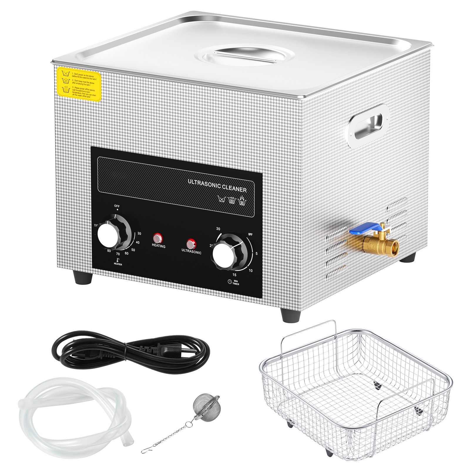 15-liter-ultraschallreiniger Mit Heizung Und Timer, 360-w-profi-reinigungsmaschine Für Metallteile, Laborgeräte, Vergaser