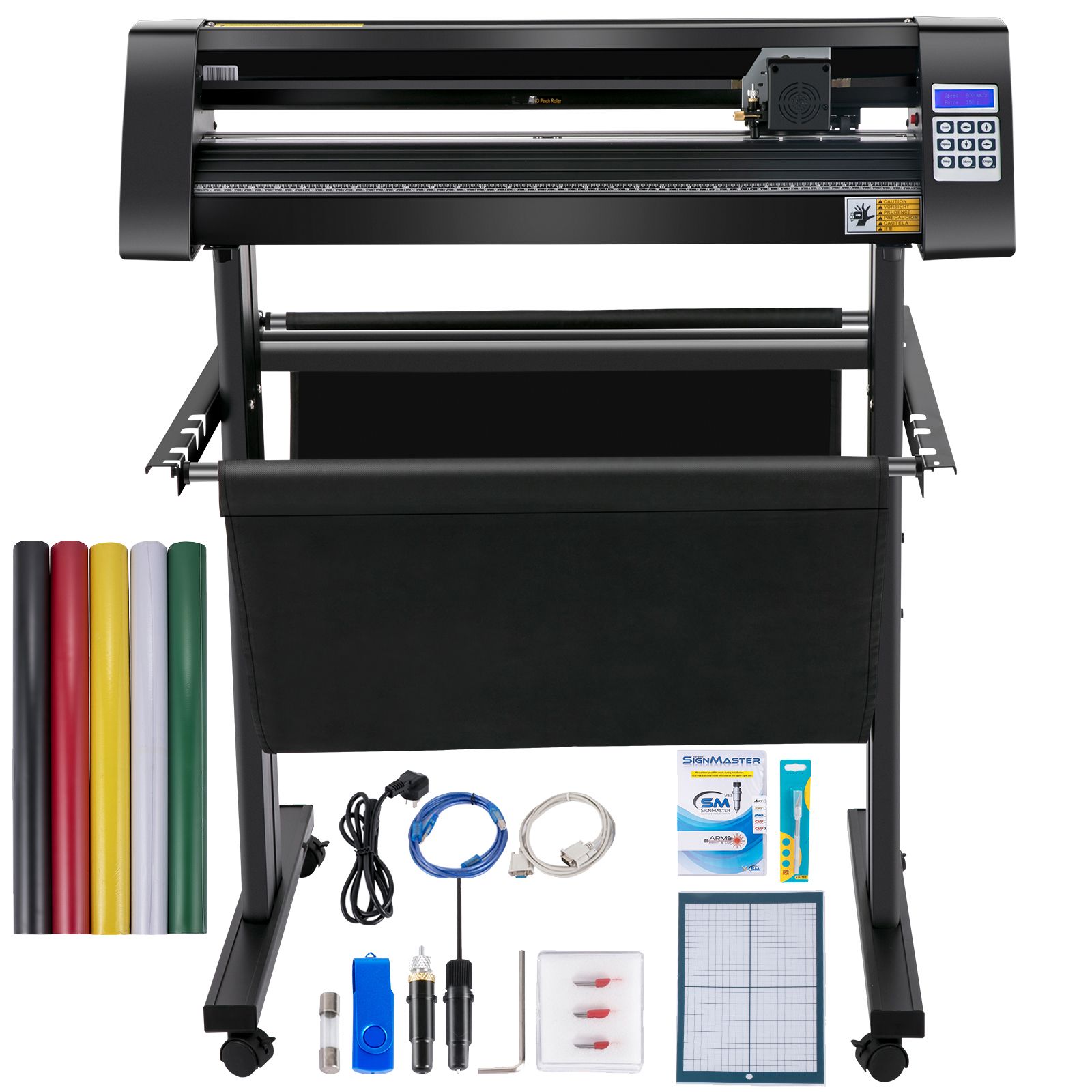 720-mm-vinylschneider, Led-bildschirmplotter, Halbautomatisches Integriertes Optisches Auge Für Präzise Führung, Signmaster Windows-kompatibilität, Mit Ständer.