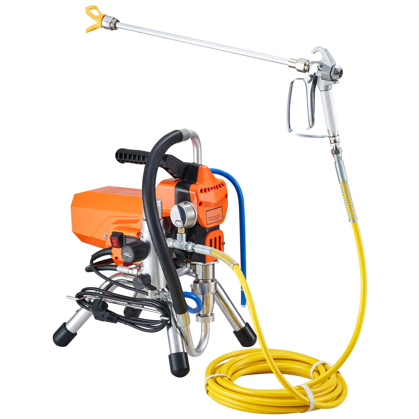 Airless-farbspritzpistole, 2200 W, 3000 Psi, 2 L/min, Bürstenloser Motor, Für Innen- Und Außenwände, Zäune Und Zubehör.