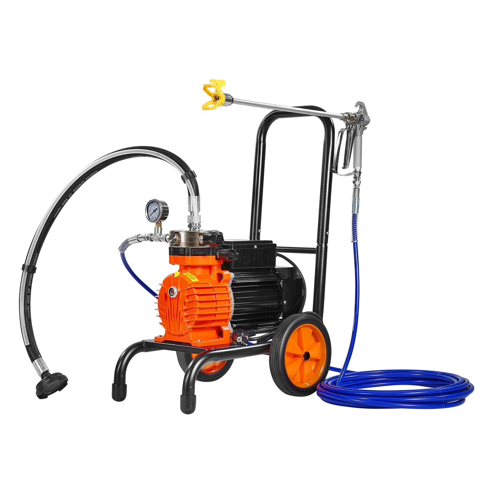 Airless-farbspritzgerät, 900 W, 1800 Psi, Hochdruck, Mit Verlängerungskabel, Für Den Innen- Und Außenbereich.