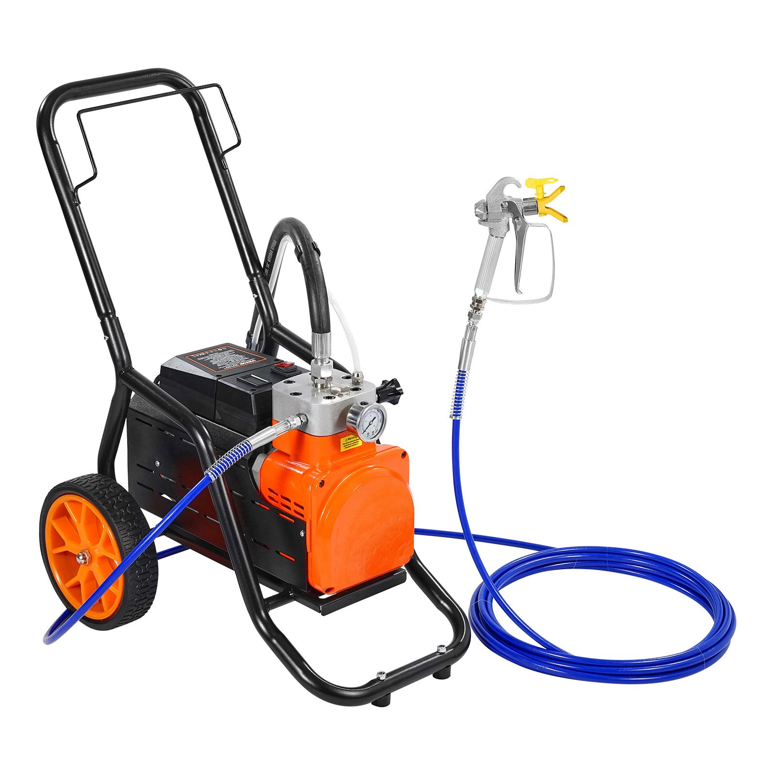 1700w Airless-farbspritzgerät, 3000psi, Hochdruck, Mit Verlängerungsstange, Für Den Innen- Und Außenbereich.
