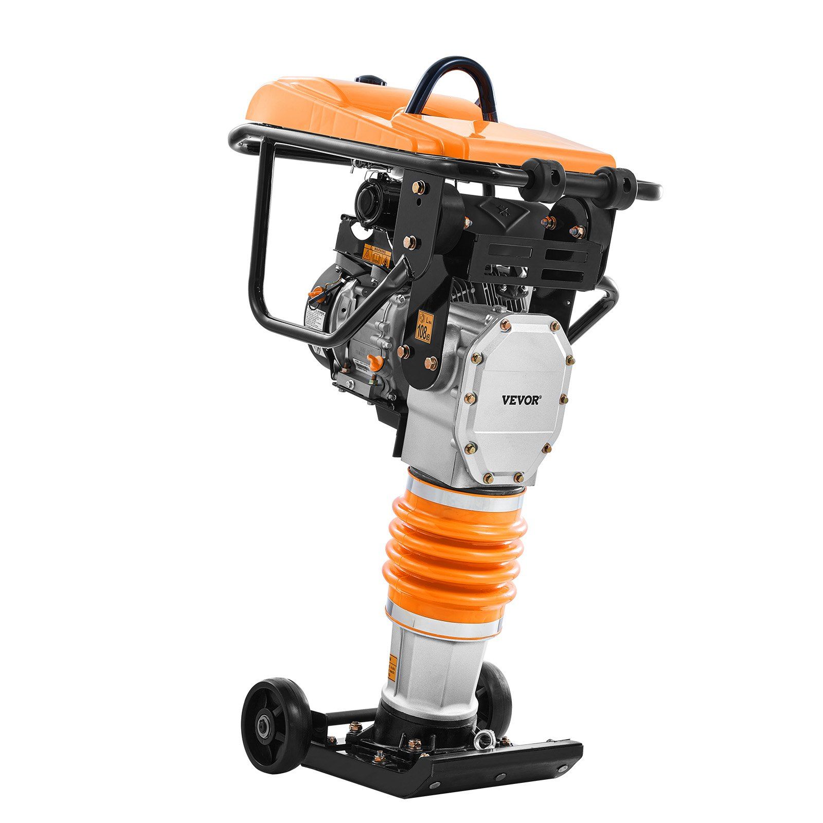 6,5 Ps Hackschnitzelverdichter, 196 Cm³ Motor, 3600 Lbs Schlagkraft, 26" Tiefe, Für Erde, Kies, Fundamente, Platten Und Fundamente.