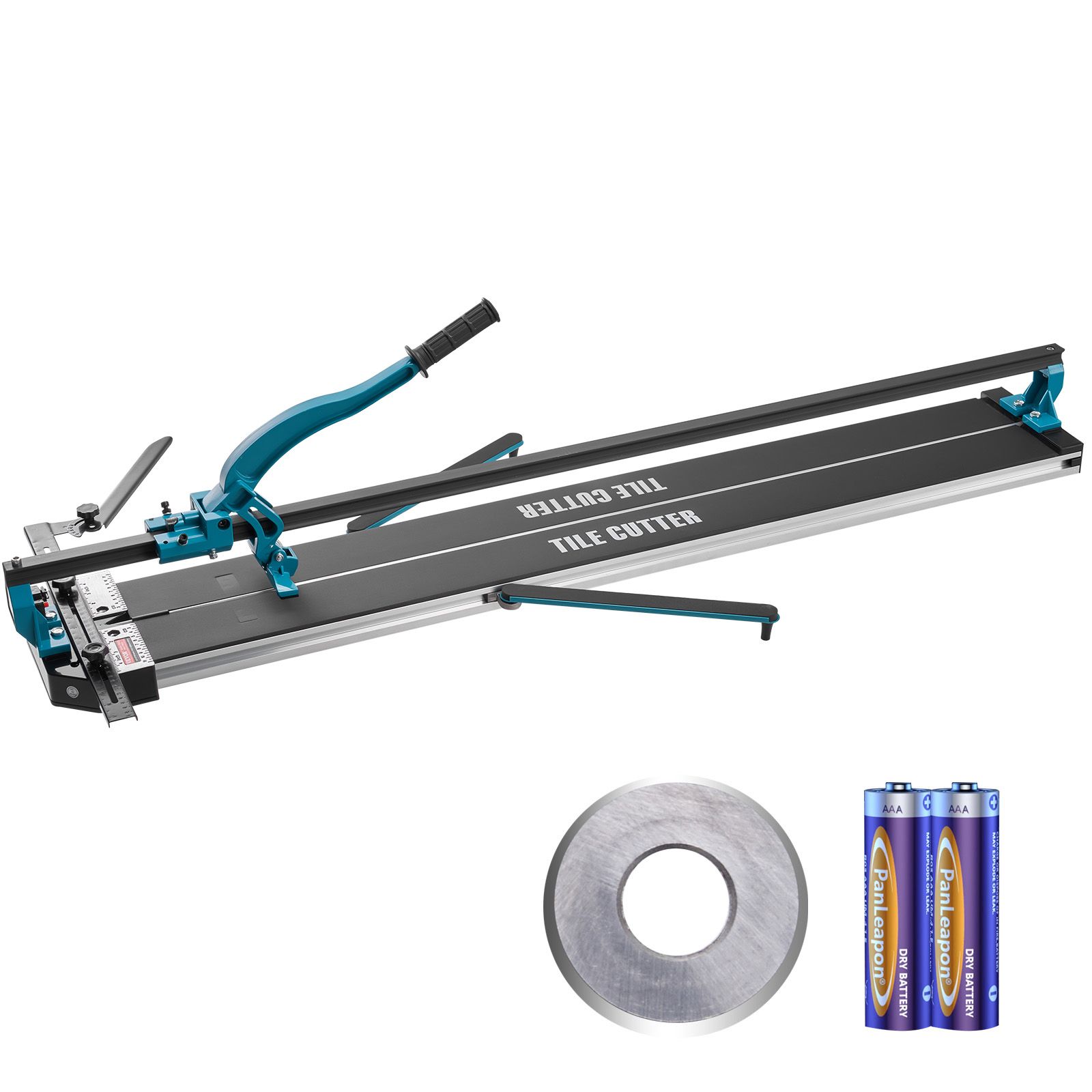 Manueller Fliesenschneider (1200 Mm) Für Keramik Und Porzellan, Mit Hartmetall-schneidscheibe, Infrarotführung, Rutschfesten Füßen Und Robusten Führungsschienen. Ideal Für Profis Und Anfänger.