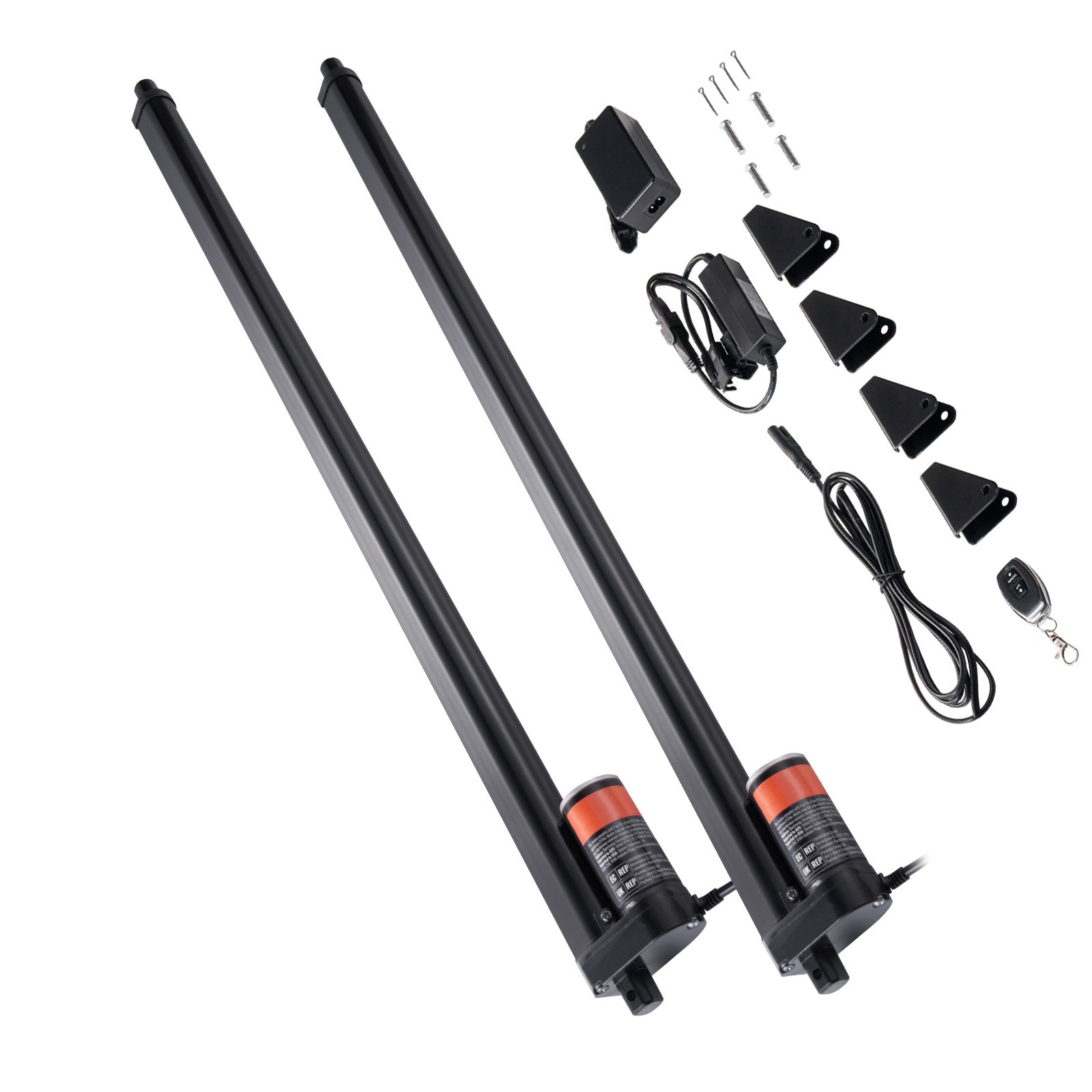 12-v-linearantrieb, 760 Mm, 9 Mm/s, 1000 N, Schutzart Ip54, 2-teiliges Set