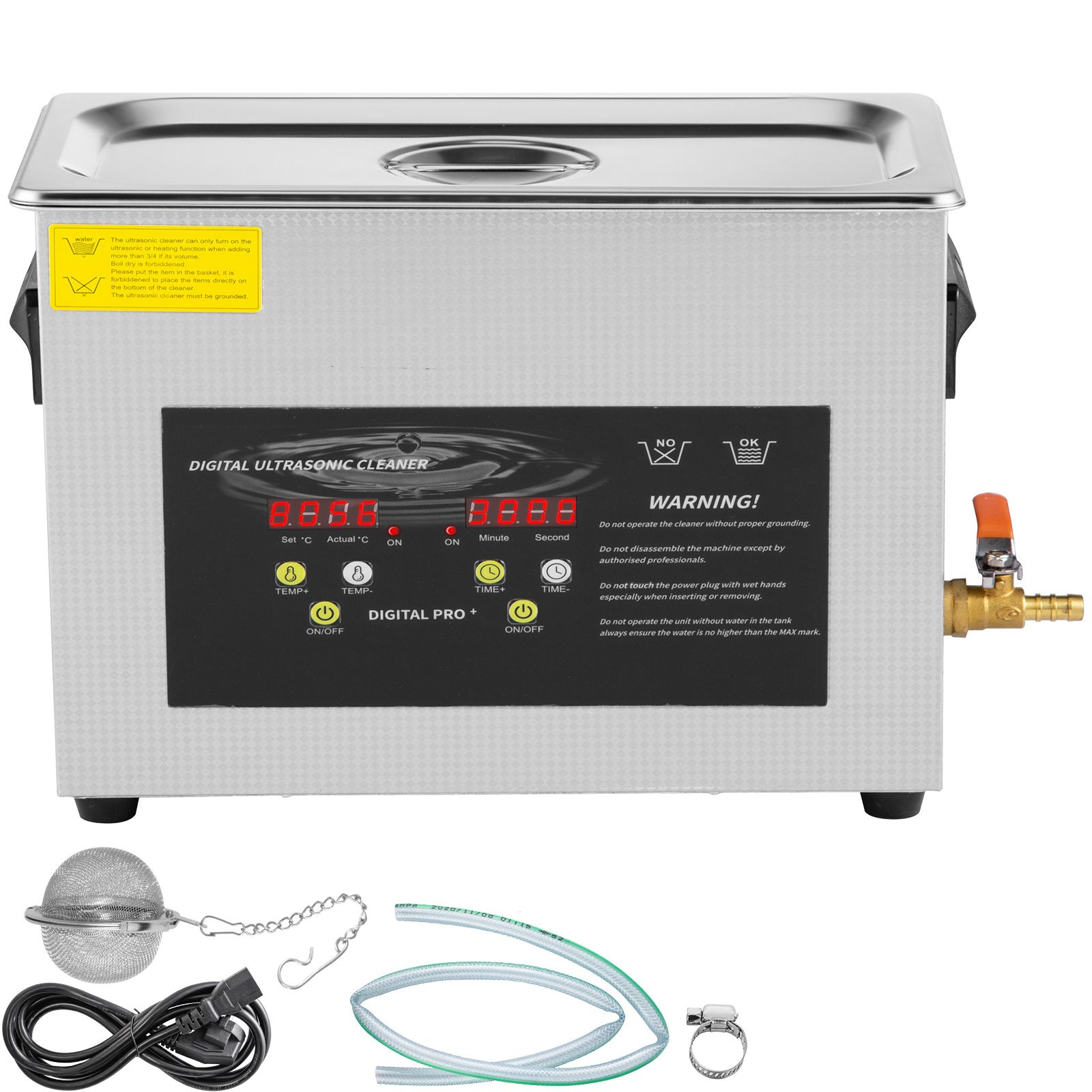 Professioneller 400-w-ultraschallreiniger Mit Heizfunktion Und Timer – Ideal Für Schmuck, Brillen Und Instrumente