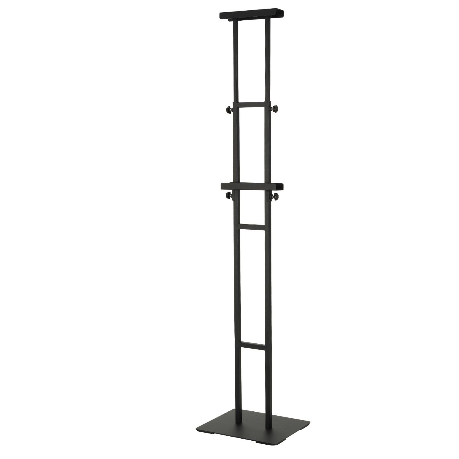 Freistehender Präsentationsständer, Höhenverstellbar Bis 1905 Mm, Doppelseitig, Robuste Unterstützung Mit Stoßdämpfendem Fuß, Für Paneele Und Schaumstoff, Schwarz.