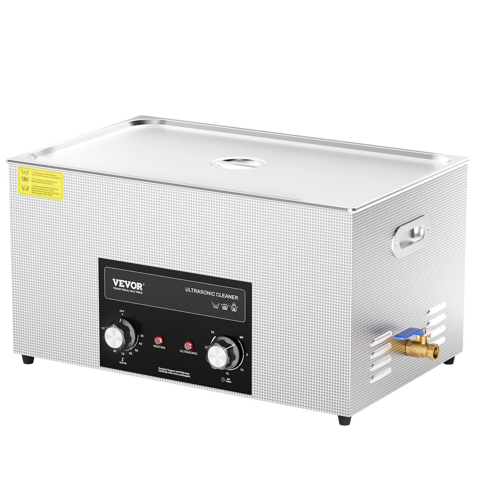 22-liter-ultraschallreiniger Mit Heizung Und Timer, 480 W, Inklusive Korb, Für Mechanische Teile Und Werkzeuge