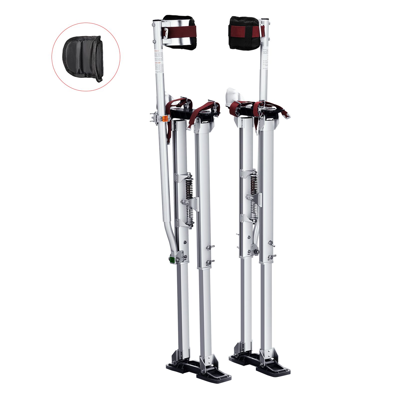 Verstellbare Aluminium-arbeitsstelzen, 91,4-127 Cm, Mit Knieschonern, Rutschfest Und Langlebig Für Gipskartonarbeiten, Malerarbeiten, Gehen Und Abkleben.