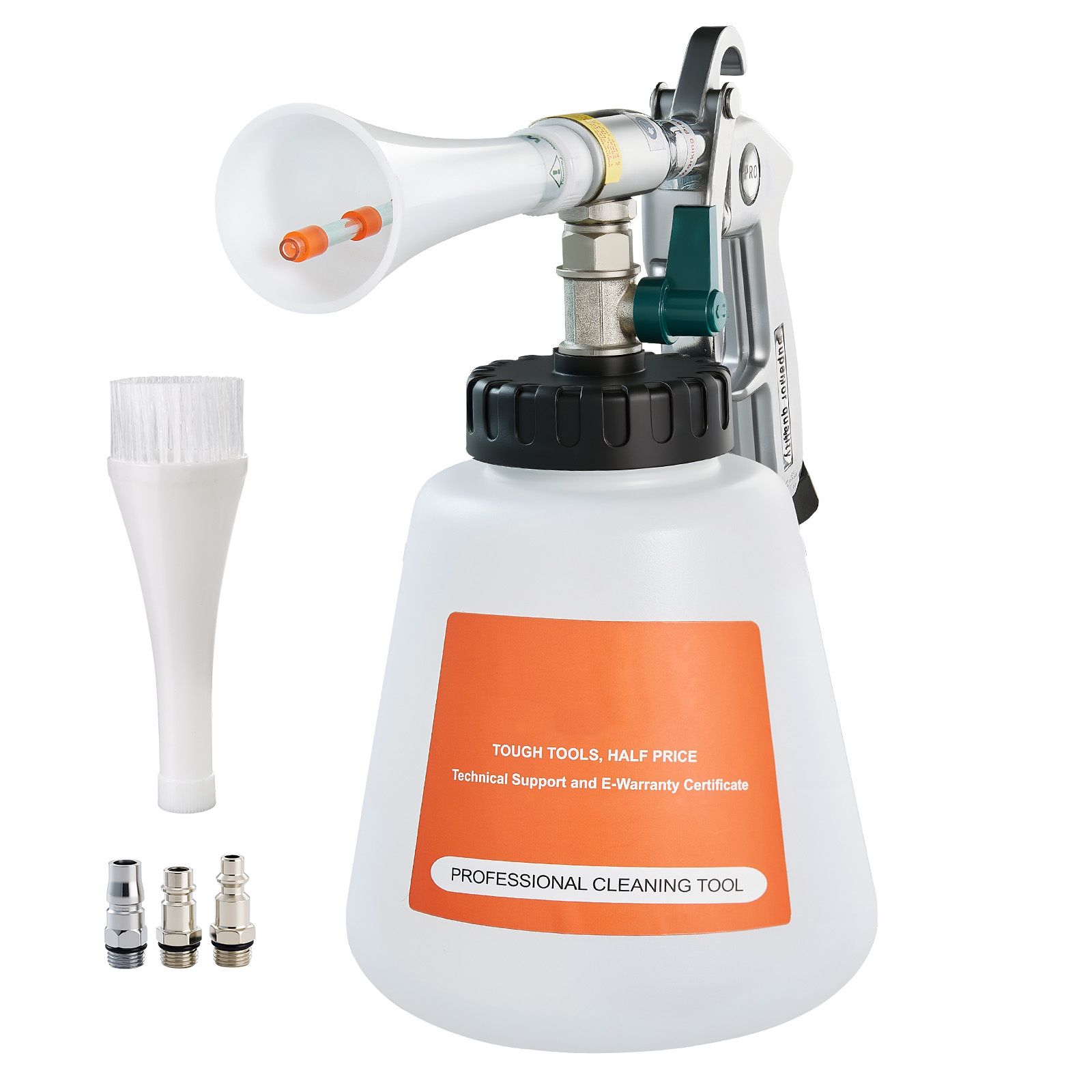Autoreinigungspistole, 6-9,2 Bar, Mit 2 Düsen Und 1-liter-kanister, Bläst Schmutz Und Staub Weg, Kompatibel Mit 1/4 Npt-kompressor.