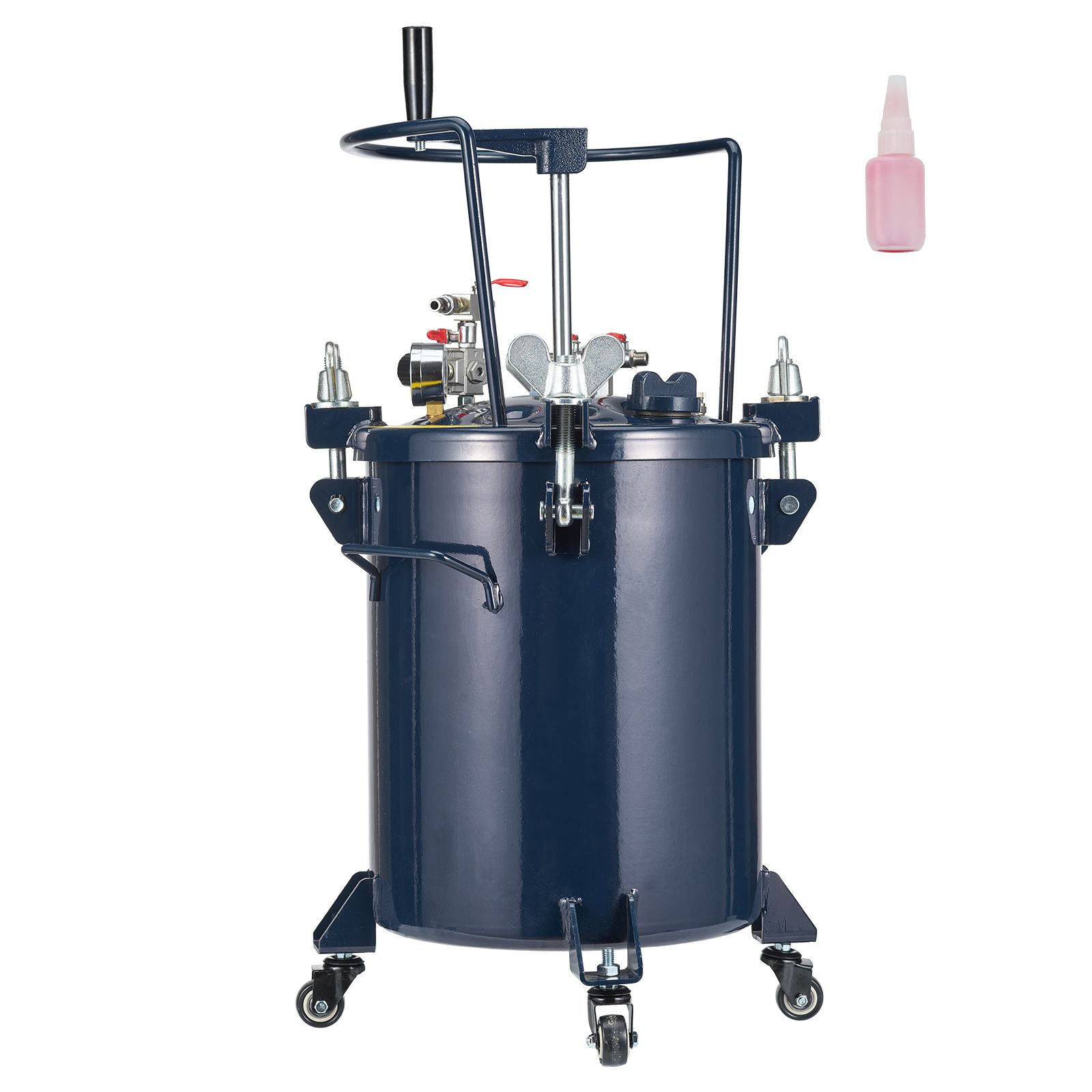 30l/8gal Druckfarbdose Mit Manuellem Rührwerk Und Auslaufsicherer Dichtung Für Industrie-, Dekorations-, Bau- Und Autolacke, Max. 70psi.